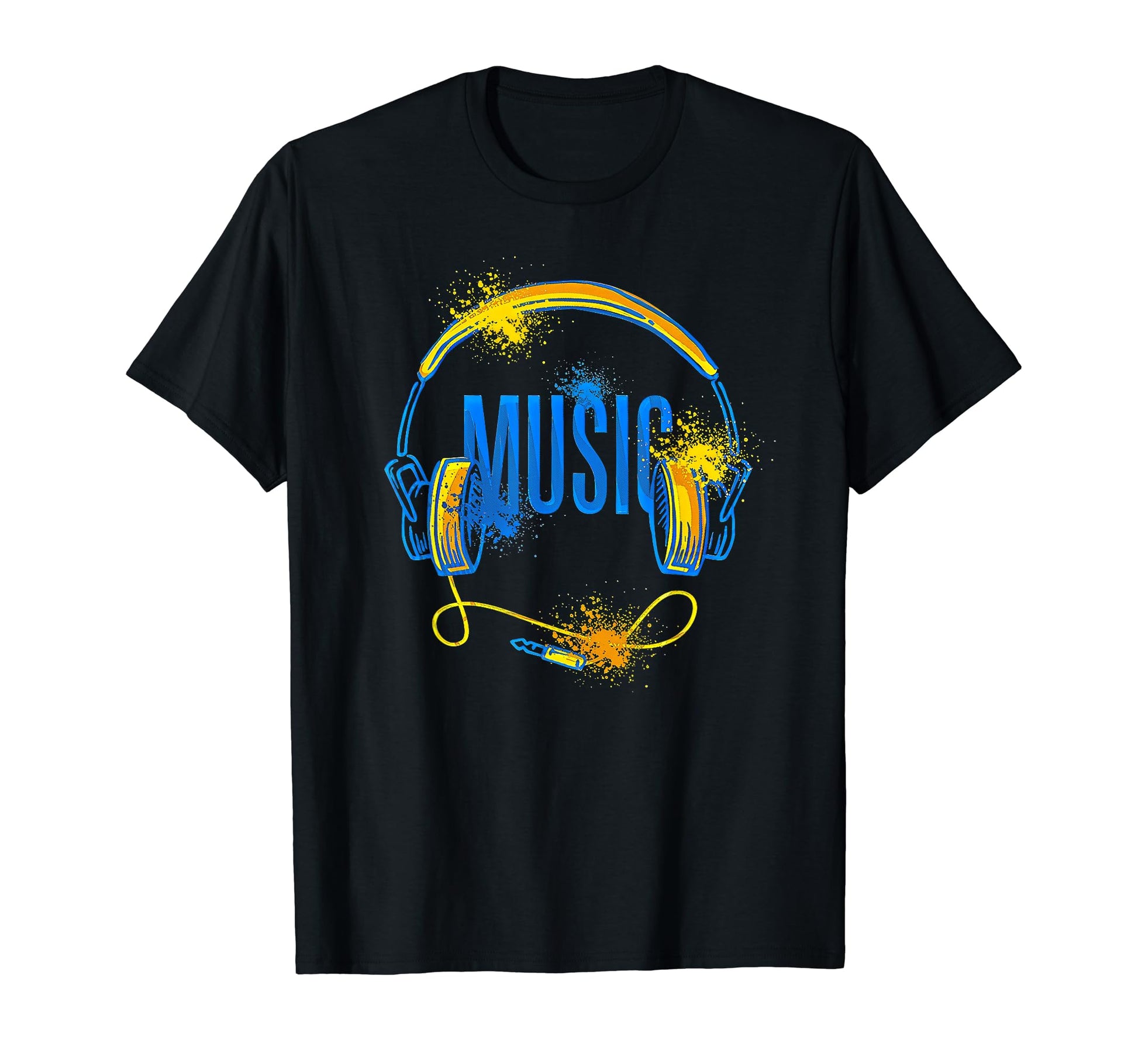 Music Headphones Dj Headphones Old School T-Shirt - Trendy Graphic Unisex - T-Shirt, Sweatshirt, Hoodie