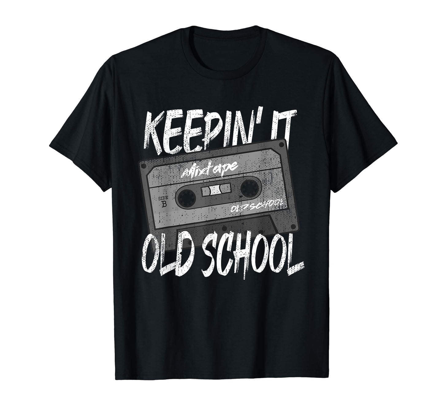 Old School Hip Hop 80S 90S Mixtape Cassette T-Shirt - Graphic Print Unisex - T-Shirt, Sweatshirt, Hoodie
