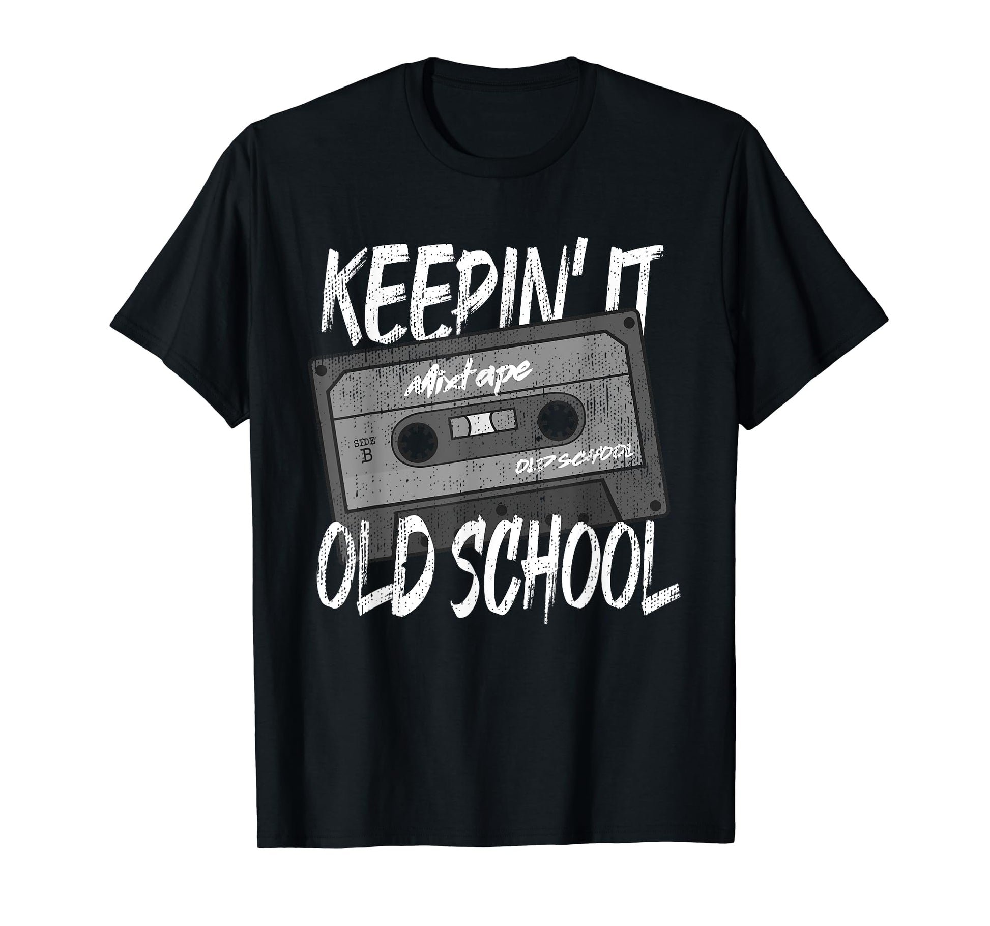 Old School Hip Hop 80S 90S Mixtape Cassette T-Shirt - Graphic Print Unisex - T-Shirt, Sweatshirt, Hoodie