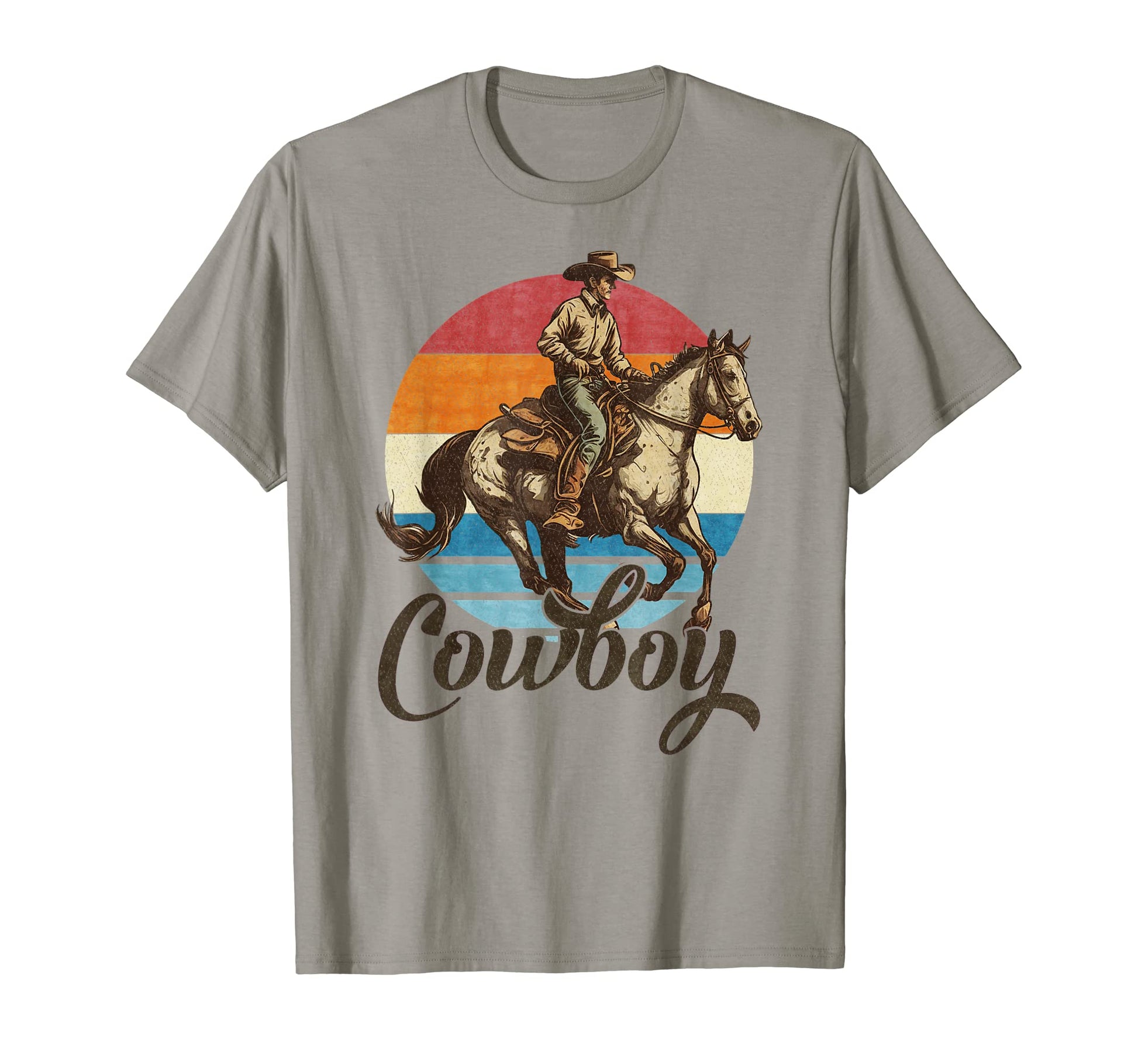Rodeo Cowboy Horseback Riding Equestrian T-Shirt - Graphic Print Men Women - T-Shirt, Sweatshirt, Hoodie