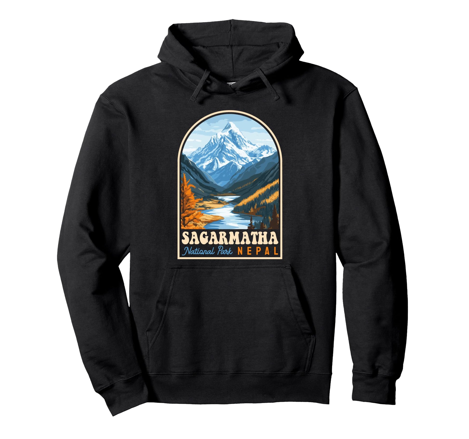 Sagarmatha National Park Nepal Souvenir Hoodie - Fun Novelty Design Unisex - T-Shirt, Sweatshirt, Hoodie
