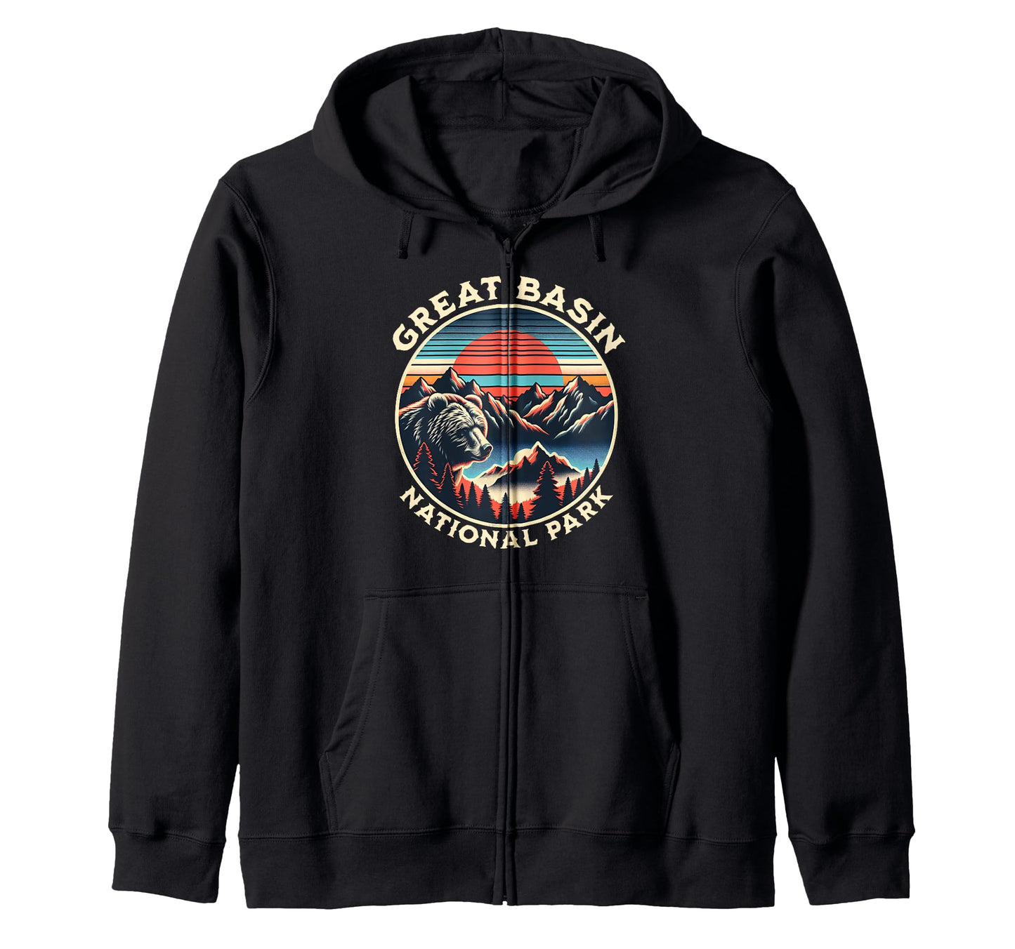 Great Basin National Park Nevada Usa T-Shirt - Custom Art Print Unisex - T-Shirt, Sweatshirt, Hoodie
