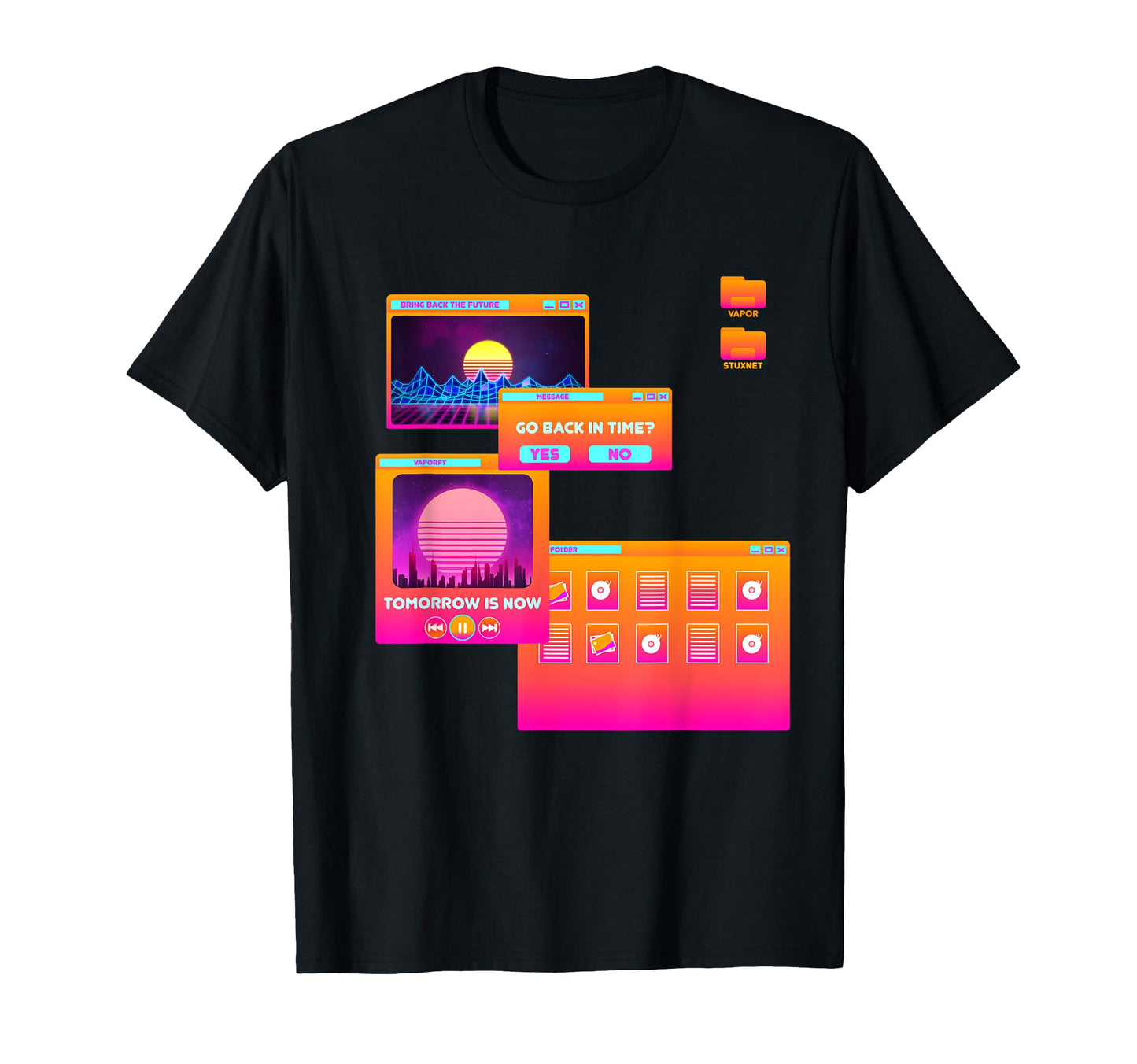 Retrowave Aesthetic 80S Grunge Synthwave T-Shirt - Streetwear Style Unisex - T-Shirt, Sweatshirt, Hoodie