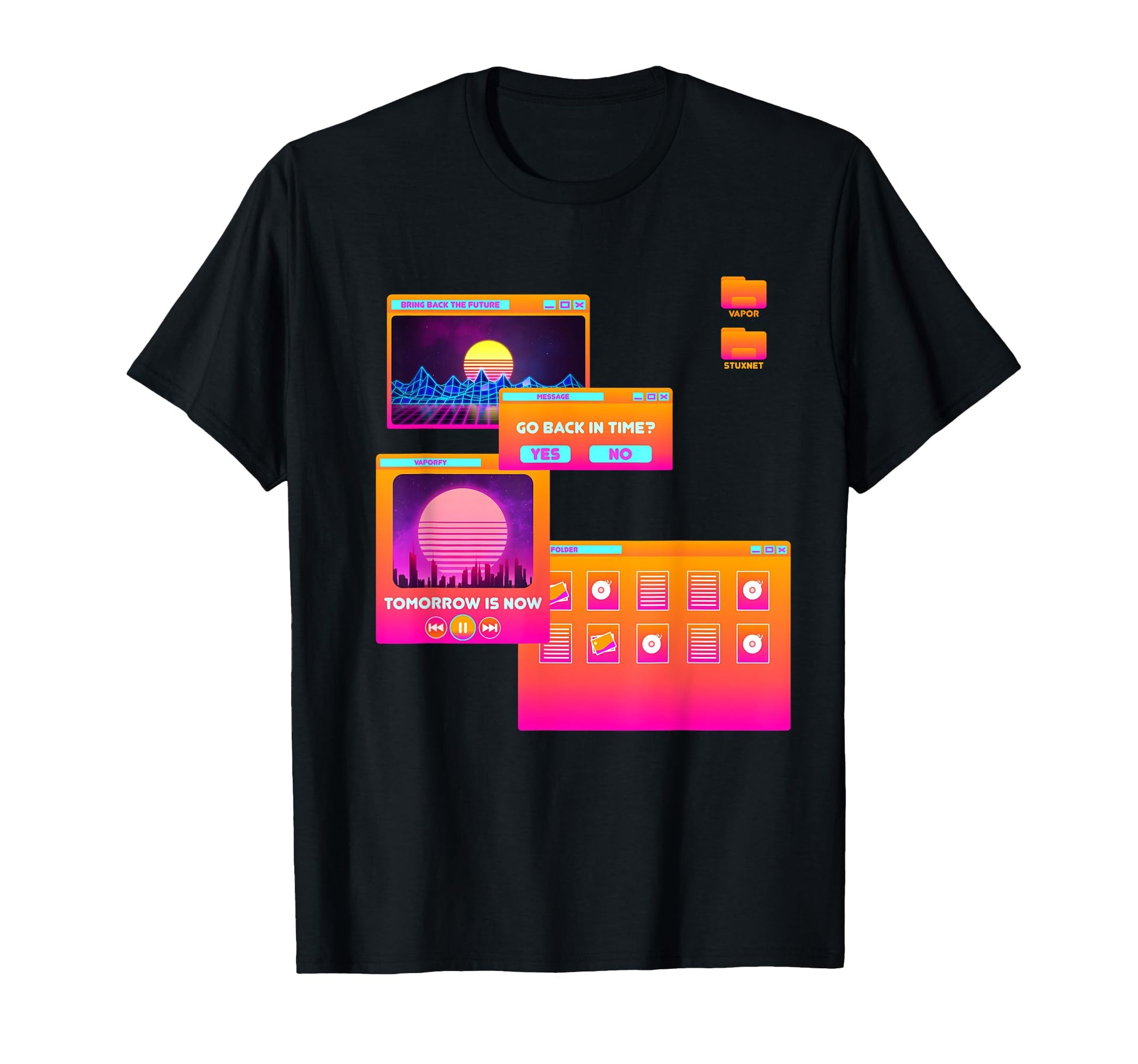 Retrowave Aesthetic 80S Grunge Synthwave T-Shirt - Streetwear Style Unisex - T-Shirt, Sweatshirt, Hoodie