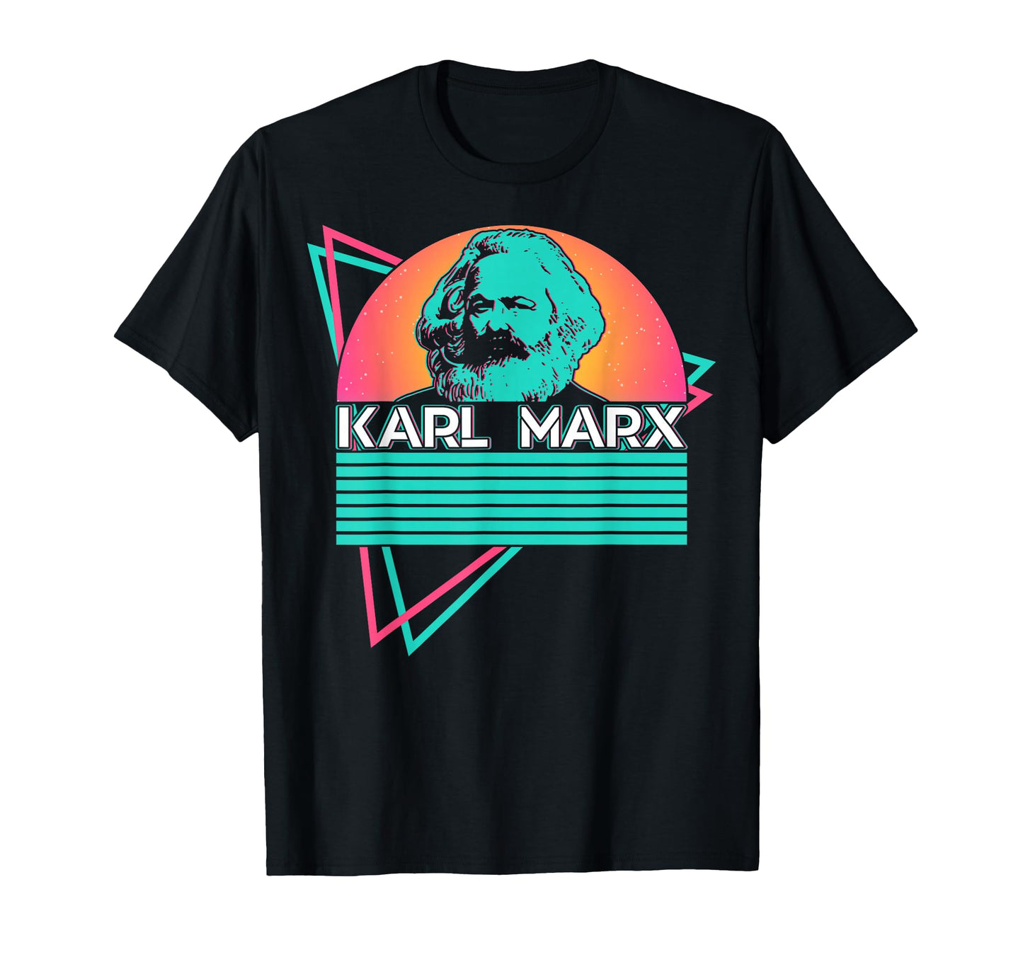 Karl Marx Communism Communist Vaporwave T-Shirt - Aesthetic Graphic Unisex - T-Shirt, Sweatshirt, Hoodie