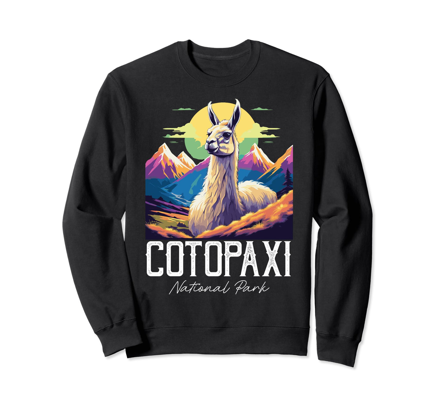 National Park Ecuador Cotopaxi Sweatshirt - Trendy Graphic for Adults - T-Shirt, Sweatshirt, Hoodie