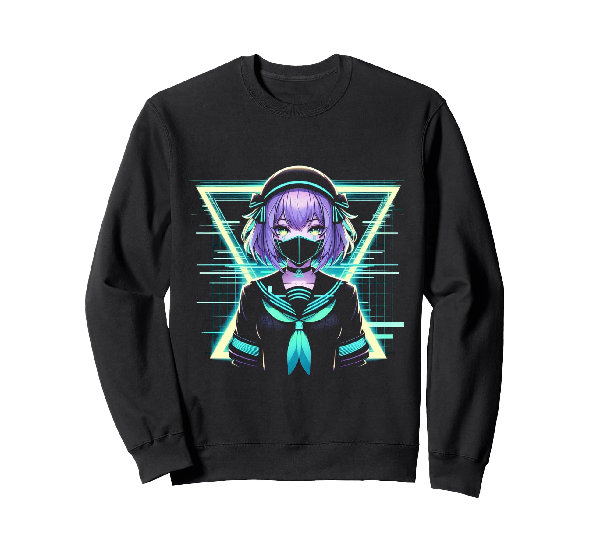 Japanese Anime Indie Old Aesthetic Sweatshirt - Minimalist Print Unisex - T-Shirt, Sweatshirt, Hoodie