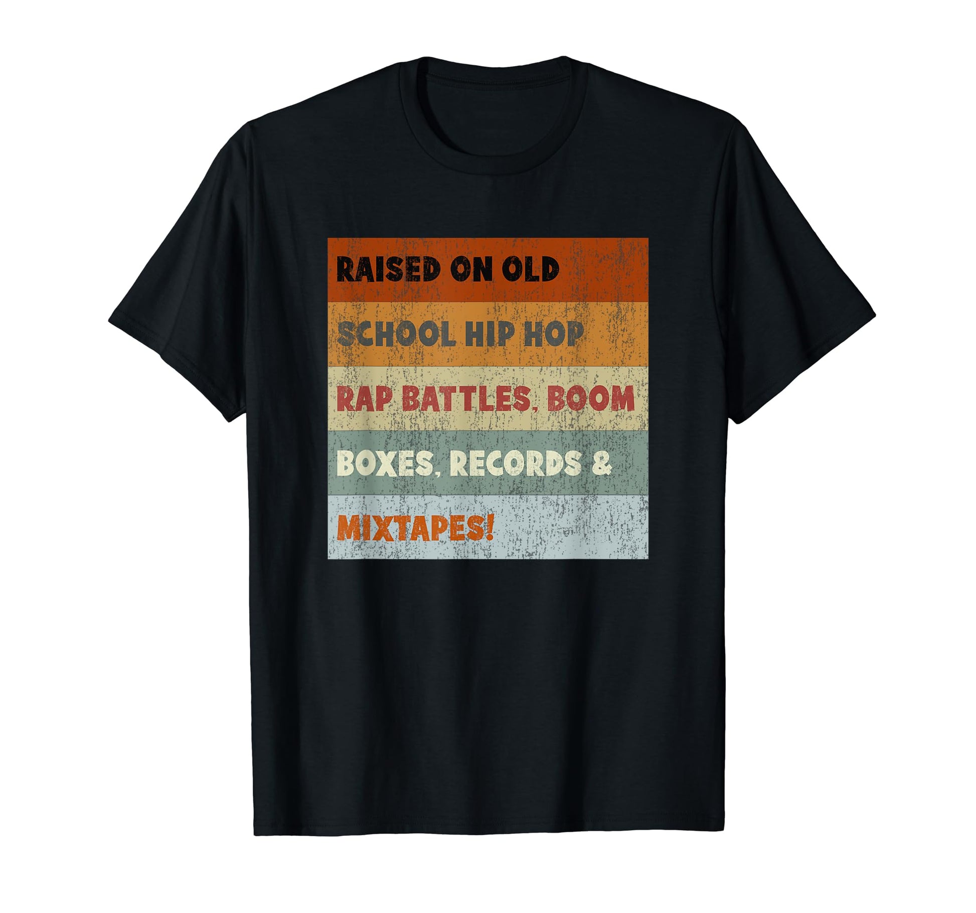 70S Raised Mixtapes Old School Hip T-Shirt - Minimalist Print for Adults - T-Shirt, Sweatshirt, Hoodie