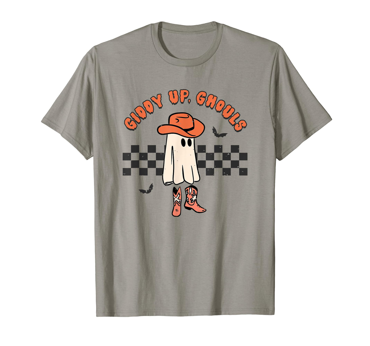 Halloween Cowgirl Ghost Western Fall T-Shirt - Graphic Print Men Women - T-Shirt, Sweatshirt, Hoodie