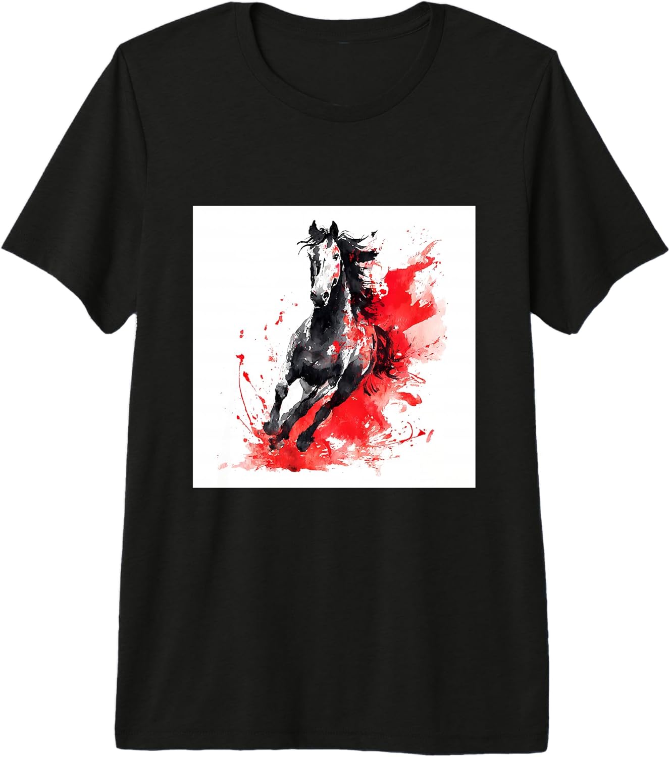 Wild Spirit Equine Art - Adult & Kids T-Shirts, Sweatshirts & Hoodies apparel design preview 1