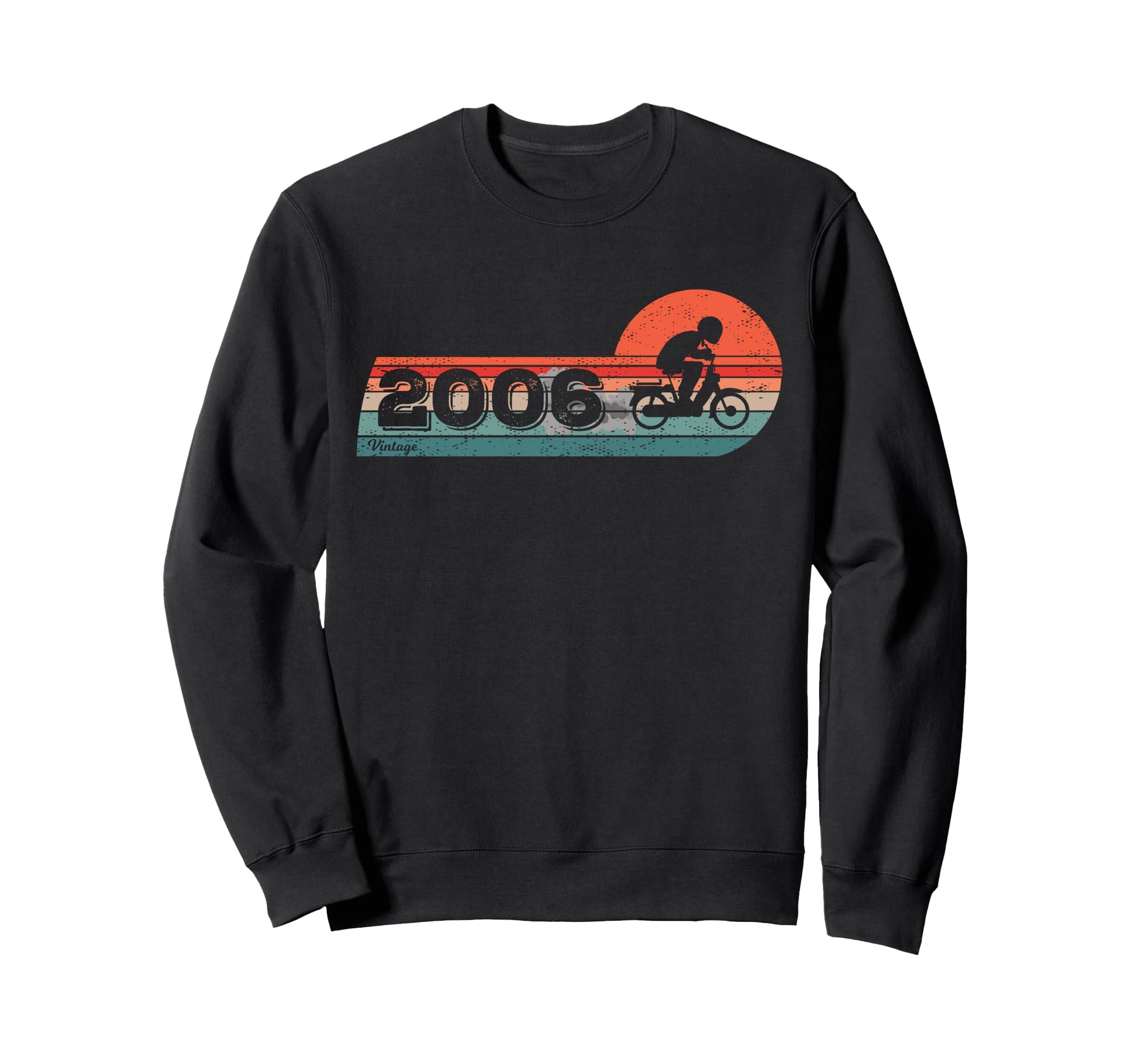 Moped Biker Cyclist 2006 Birthday Sweatshirt - Novelty Apparel for Adults - T-Shirt, Sweatshirt, Hoodie