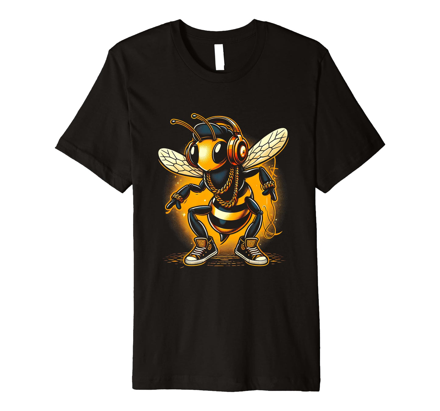 Bees Hip Hop Rap Old School T-Shirt - Casual Everyday Wear Unisex - T-Shirt, Sweatshirt, Hoodie