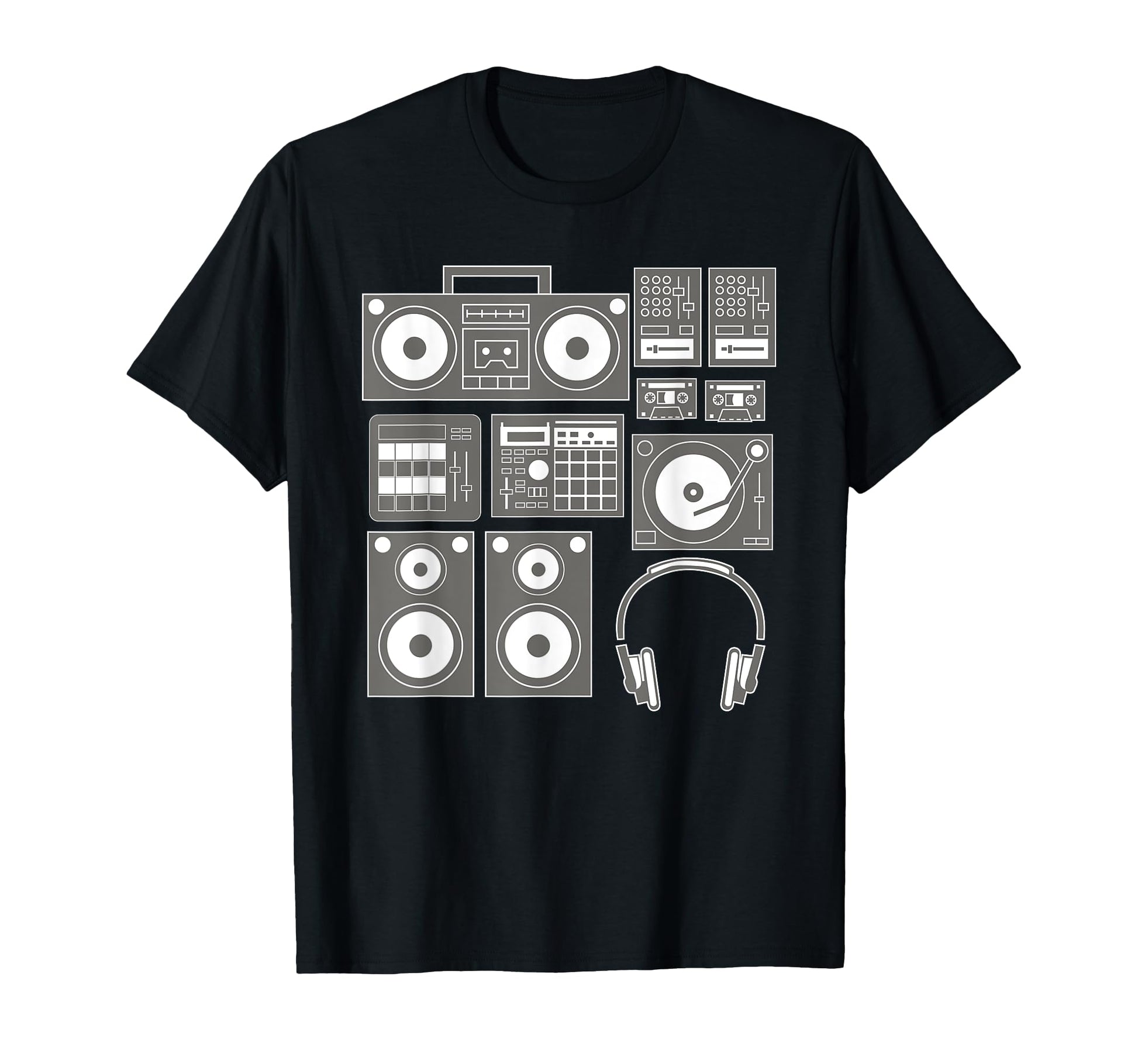 Funny Old School Hip Hop Rapper Beat T-Shirt - Aesthetic Graphic Men Women - T-Shirt, Sweatshirt, Hoodie