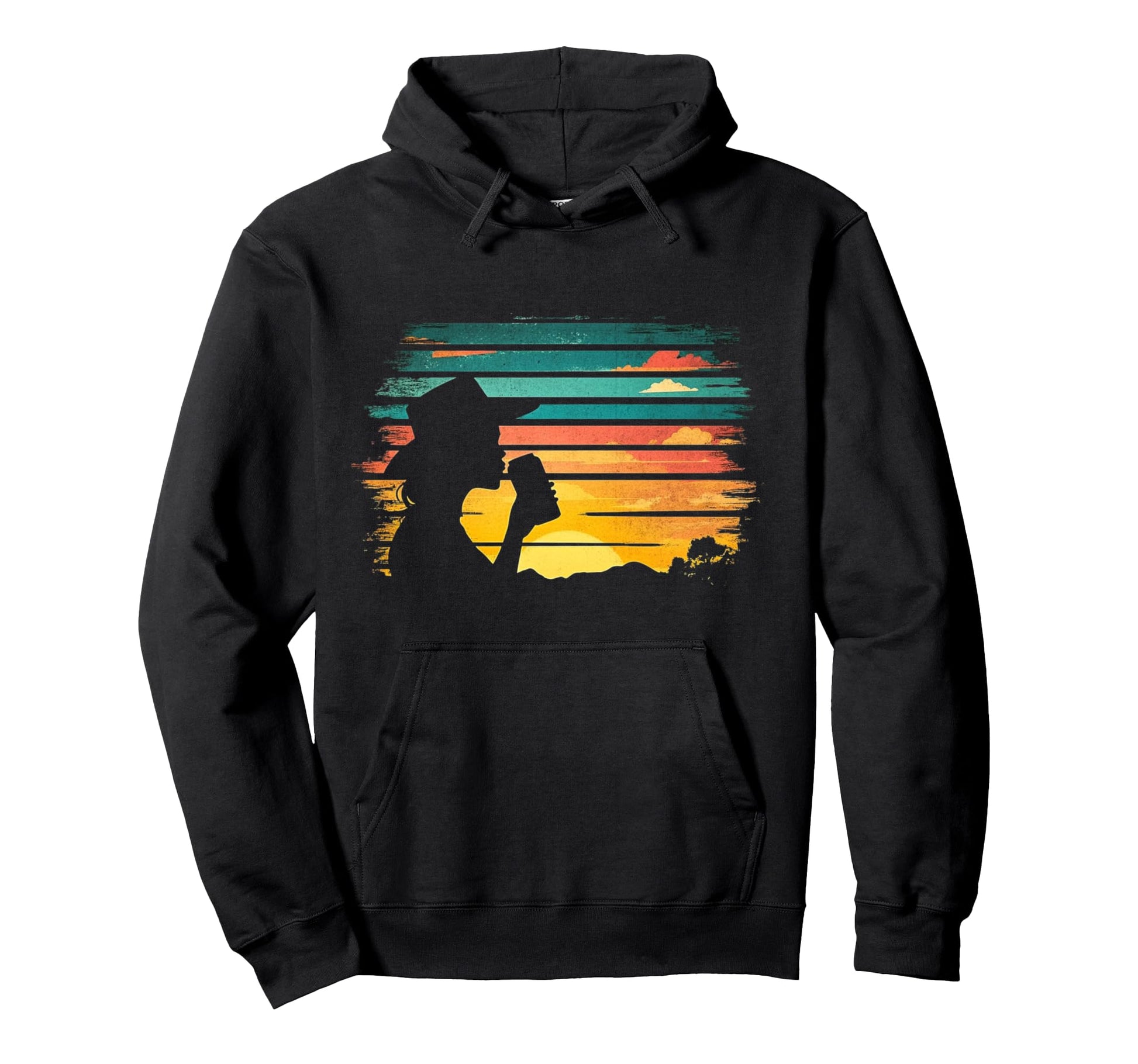 Cowboy Beer Hoodie - Aesthetic Graphic for Adults - T-Shirt, Sweatshirt, Hoodie