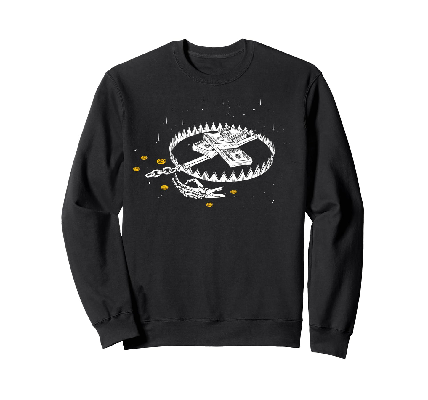 Money Trap Aesthetic Edgy Sweatshirt - Aesthetic Graphic Men Women - T-Shirt, Sweatshirt, Hoodie