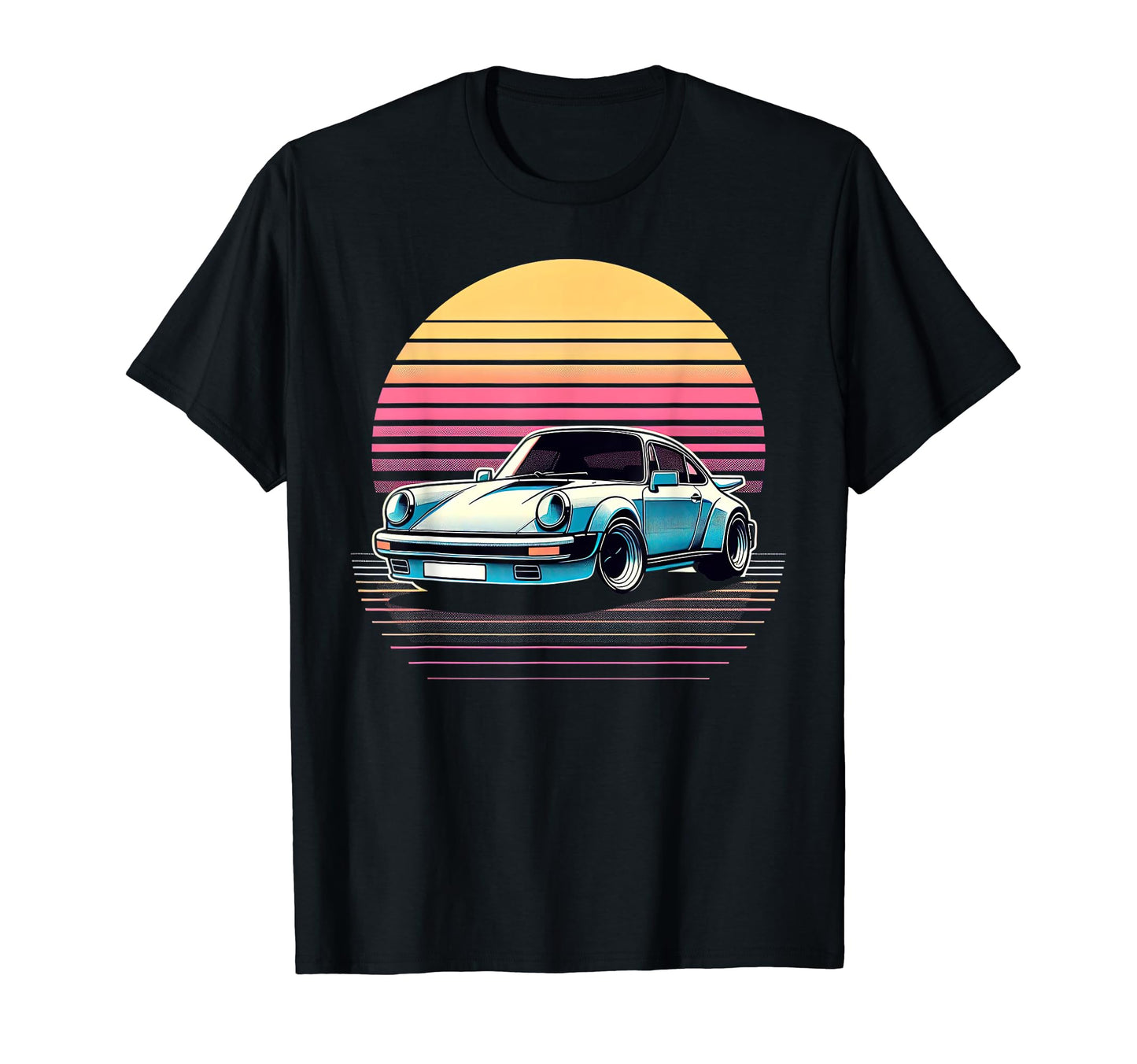 Synthwave Supercar Retrowave 80S T-Shirt - Streetwear Style for Adults - T-Shirt, Sweatshirt, Hoodie