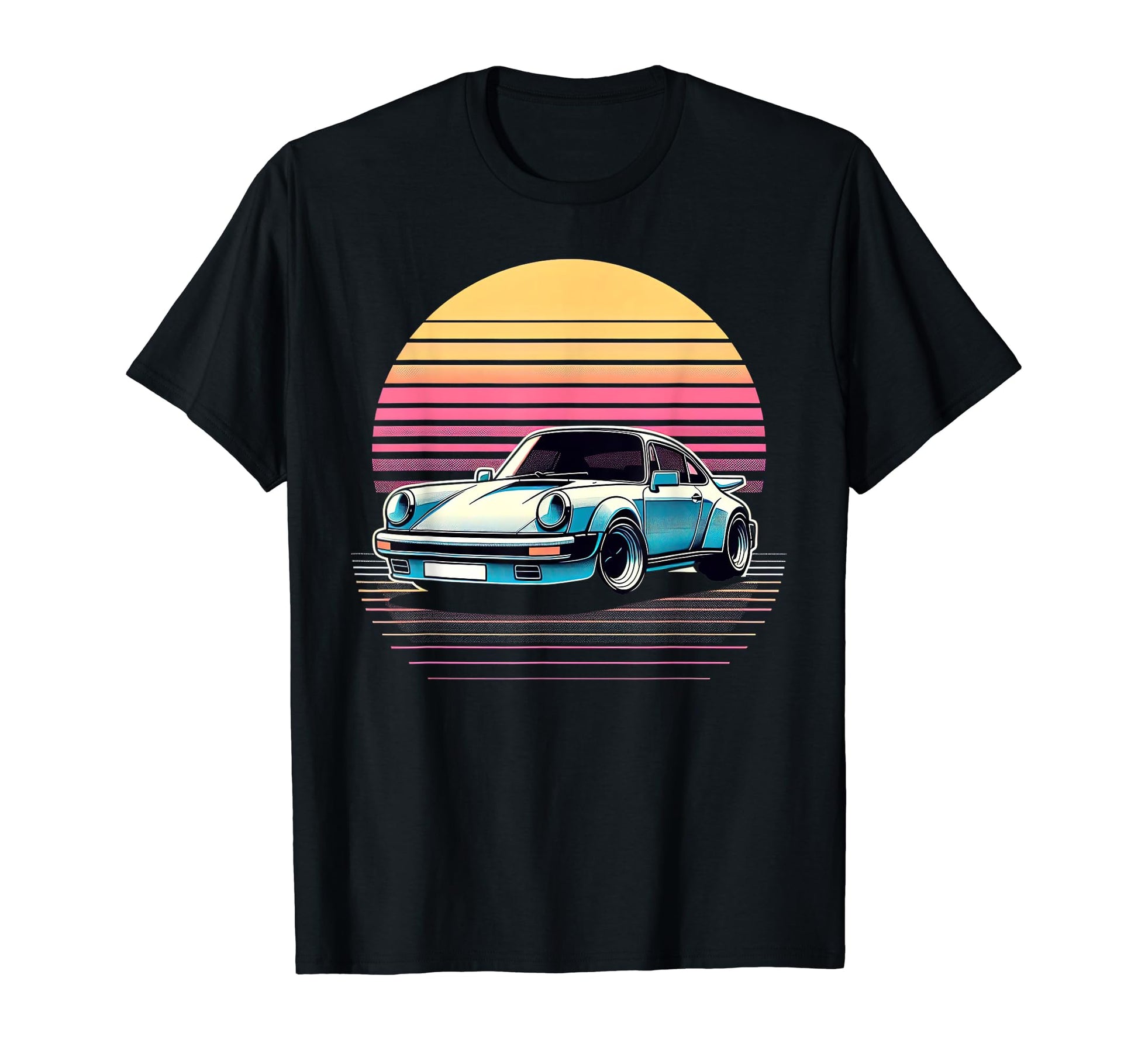 Synthwave Supercar Retrowave 80S T-Shirt - Streetwear Style for Adults - T-Shirt, Sweatshirt, Hoodie