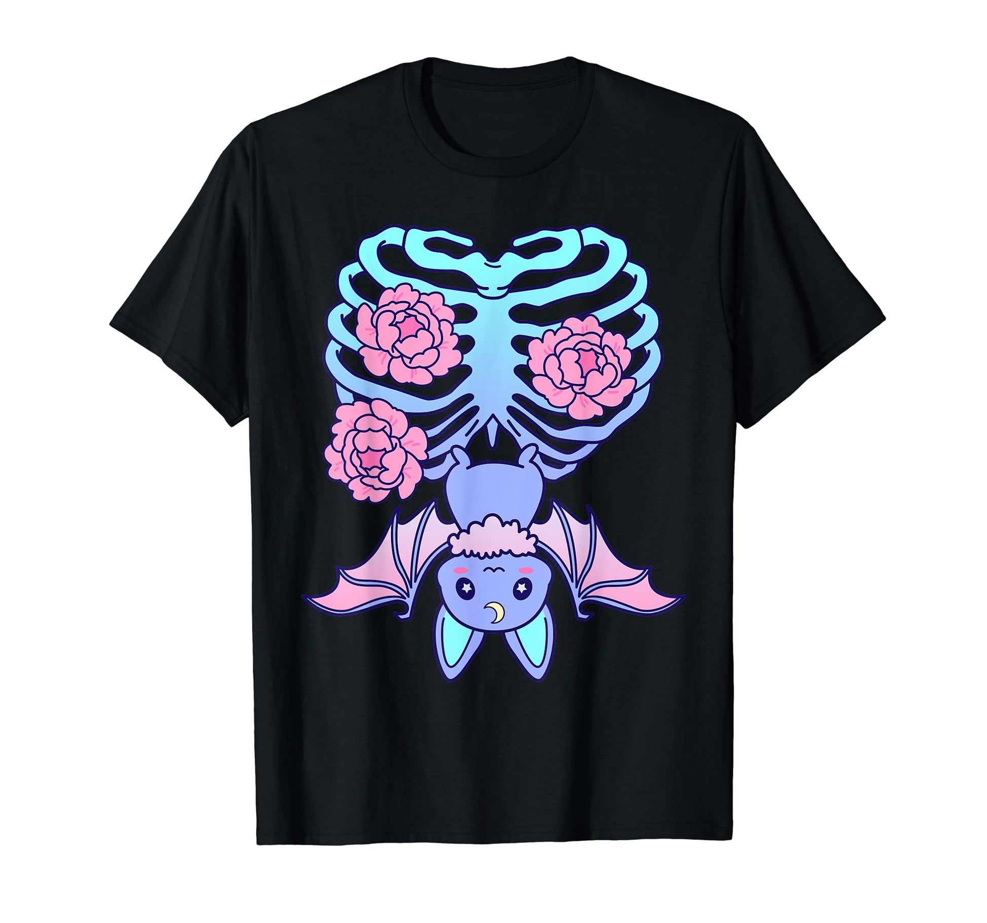 Kawaii Pastel Goth Creepy Bat T-Shirt - Aesthetic Graphic Men Women - T-Shirt, Sweatshirt, Hoodie