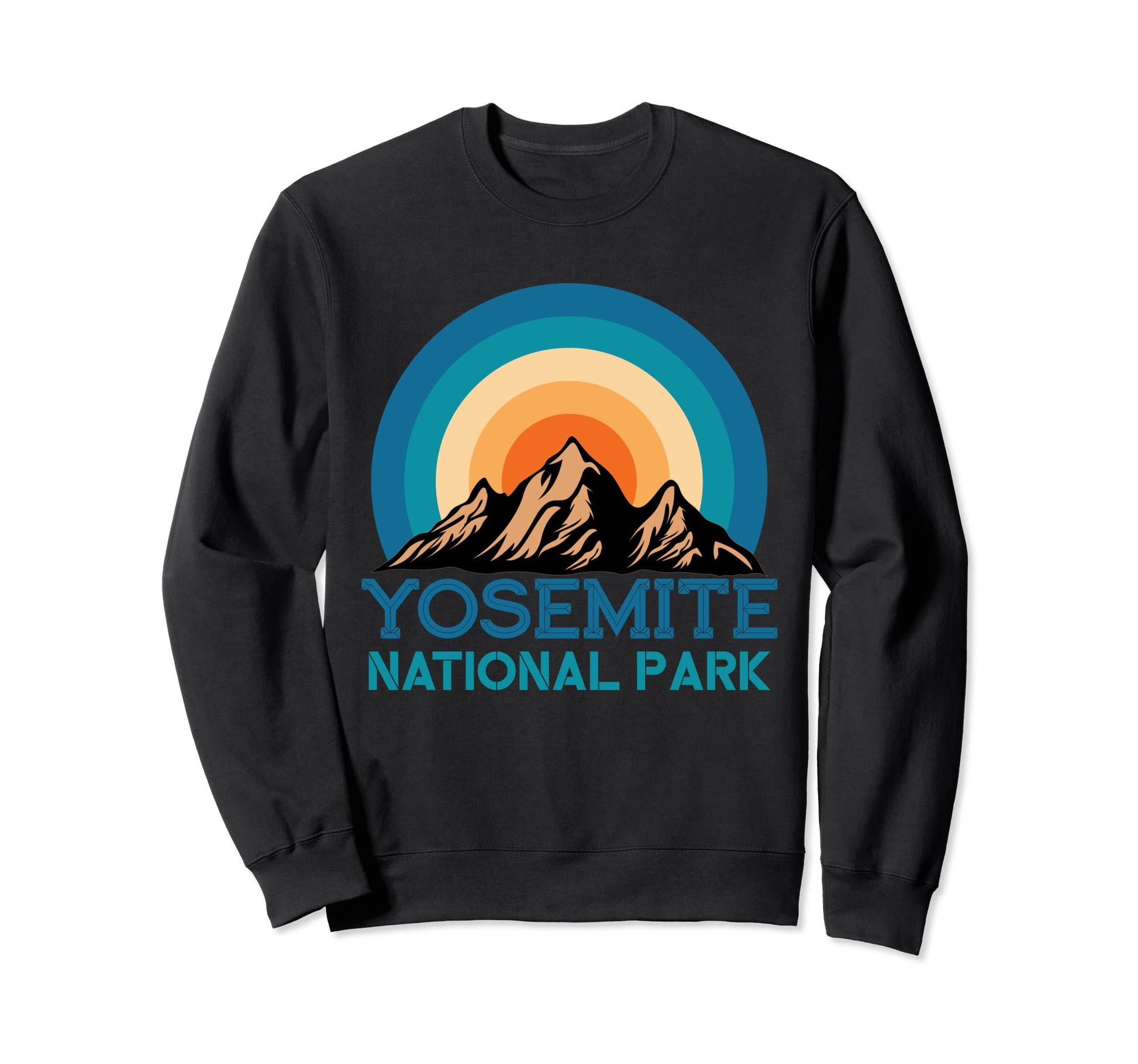 Yosemite National Park Mountain Hiking Sweatshirt - Unique Graphic Unisex - T-Shirt, Sweatshirt, Hoodie