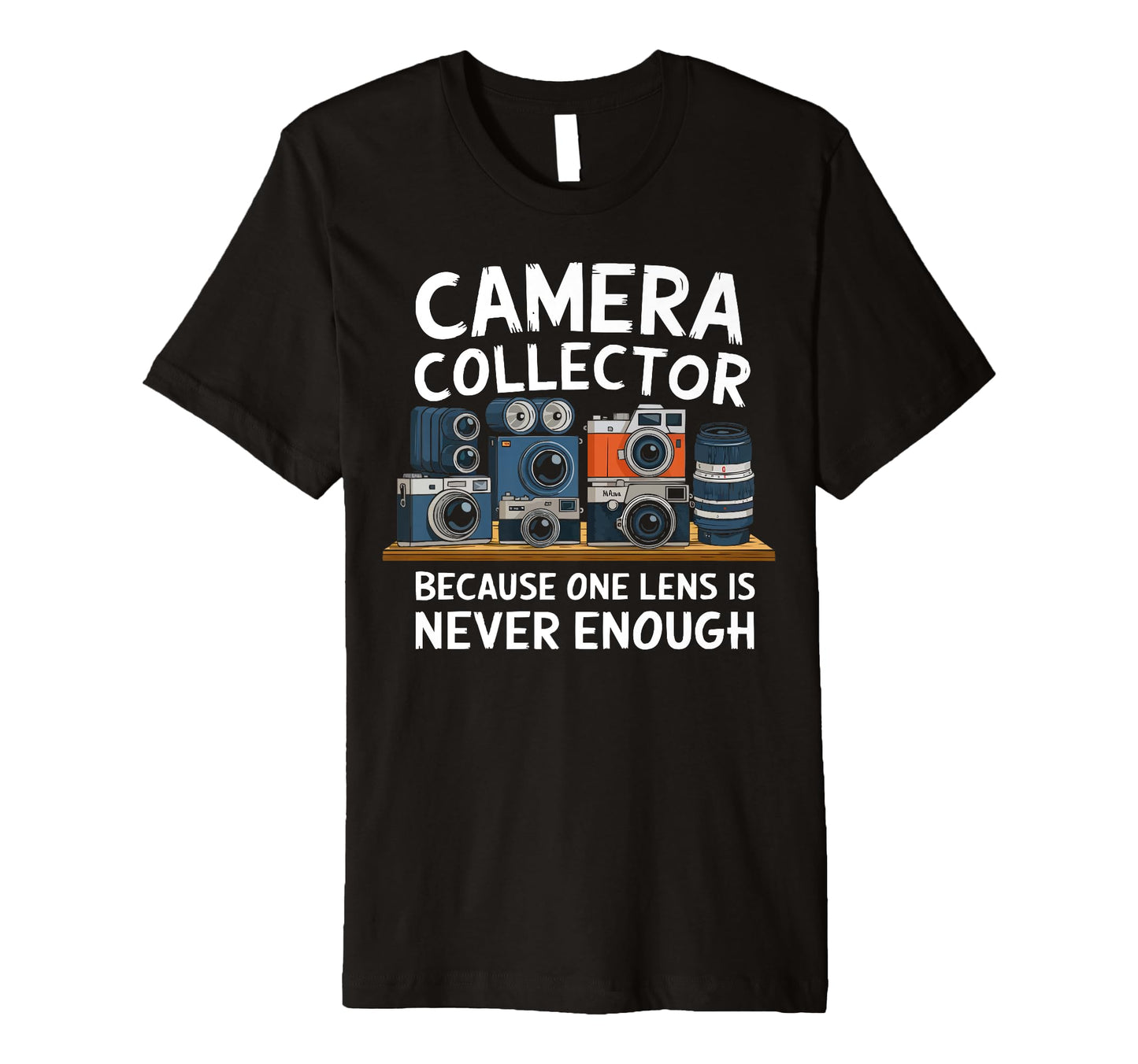 Camera Collector Cameraman Photography T-Shirt - Trendy Graphic Men Women - T-Shirt, Sweatshirt, Hoodie