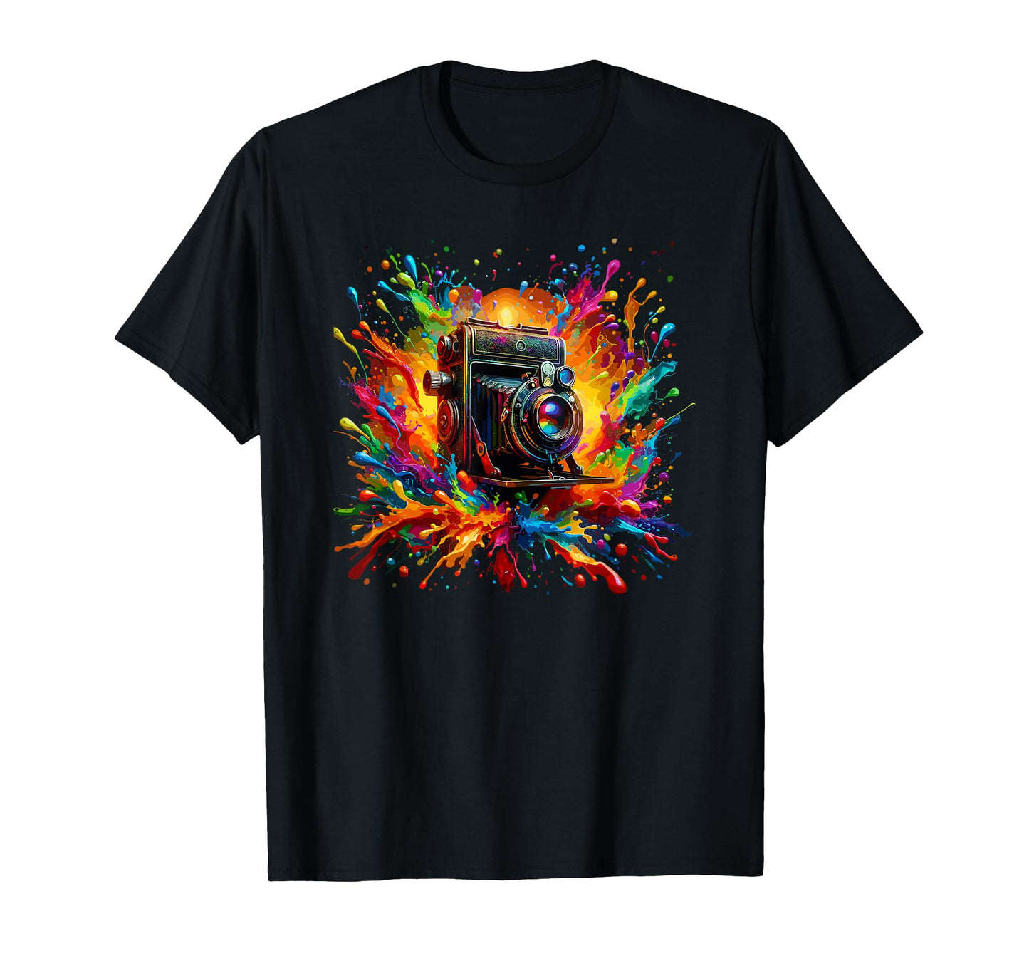 Camera Photographer Photography T-Shirt - Custom Art Print for Adults - T-Shirt, Sweatshirt, Hoodie