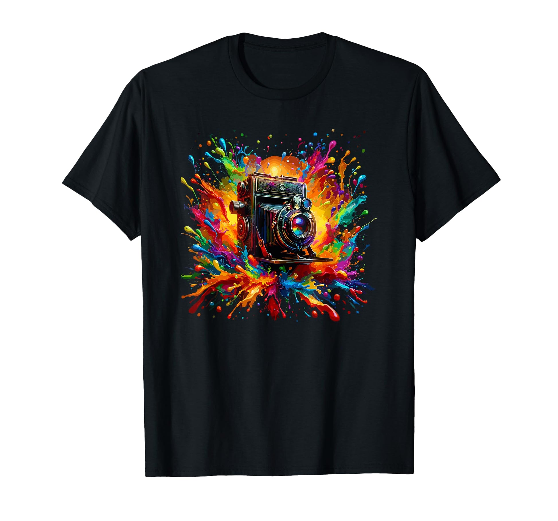 Camera Photographer Photography T-Shirt - Custom Art Print for Adults - T-Shirt, Sweatshirt, Hoodie