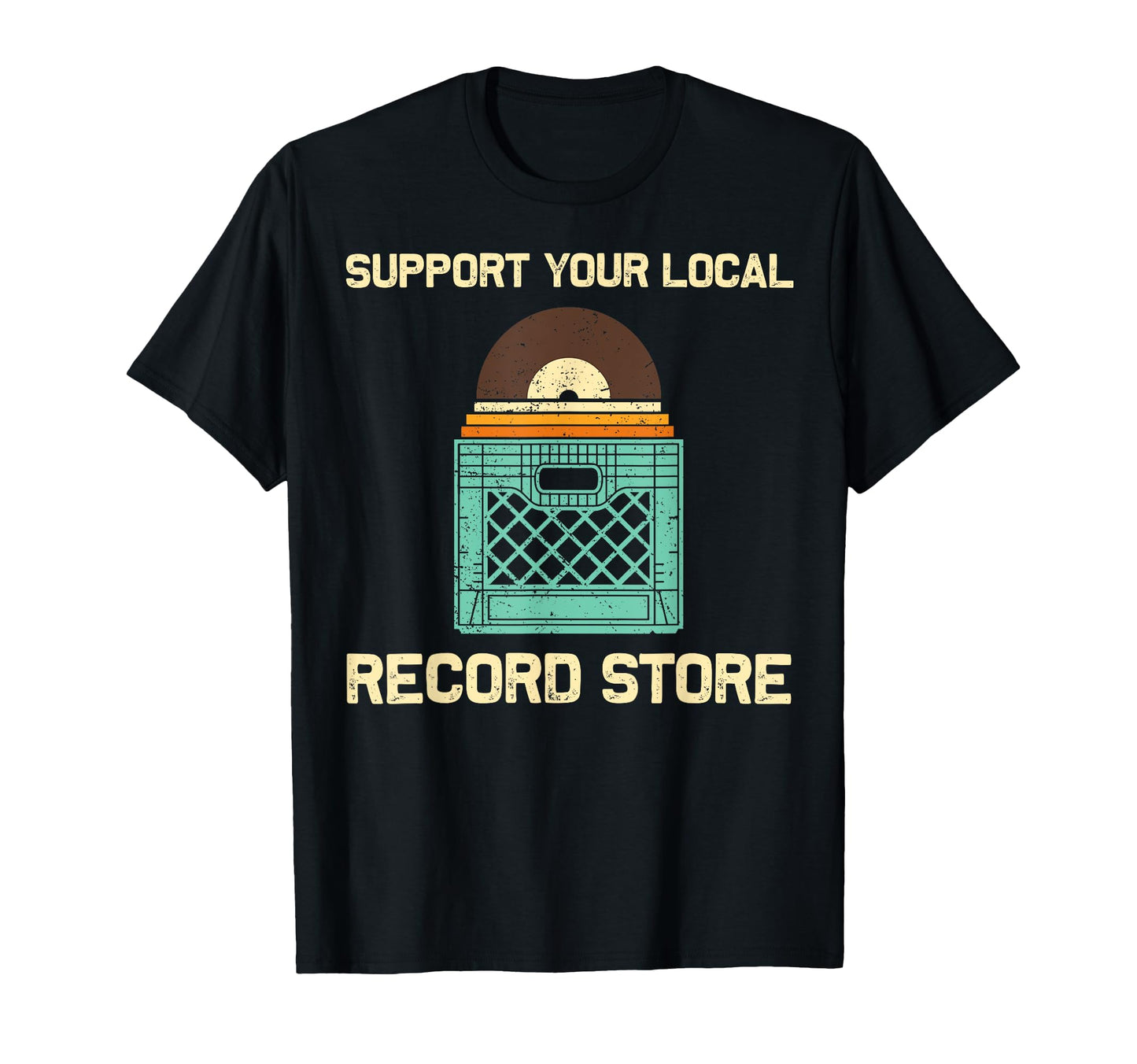 Vinyl Dj Vinyl Record Lovers Music T-Shirt - Minimalist Print for Adults - T-Shirt, Sweatshirt, Hoodie