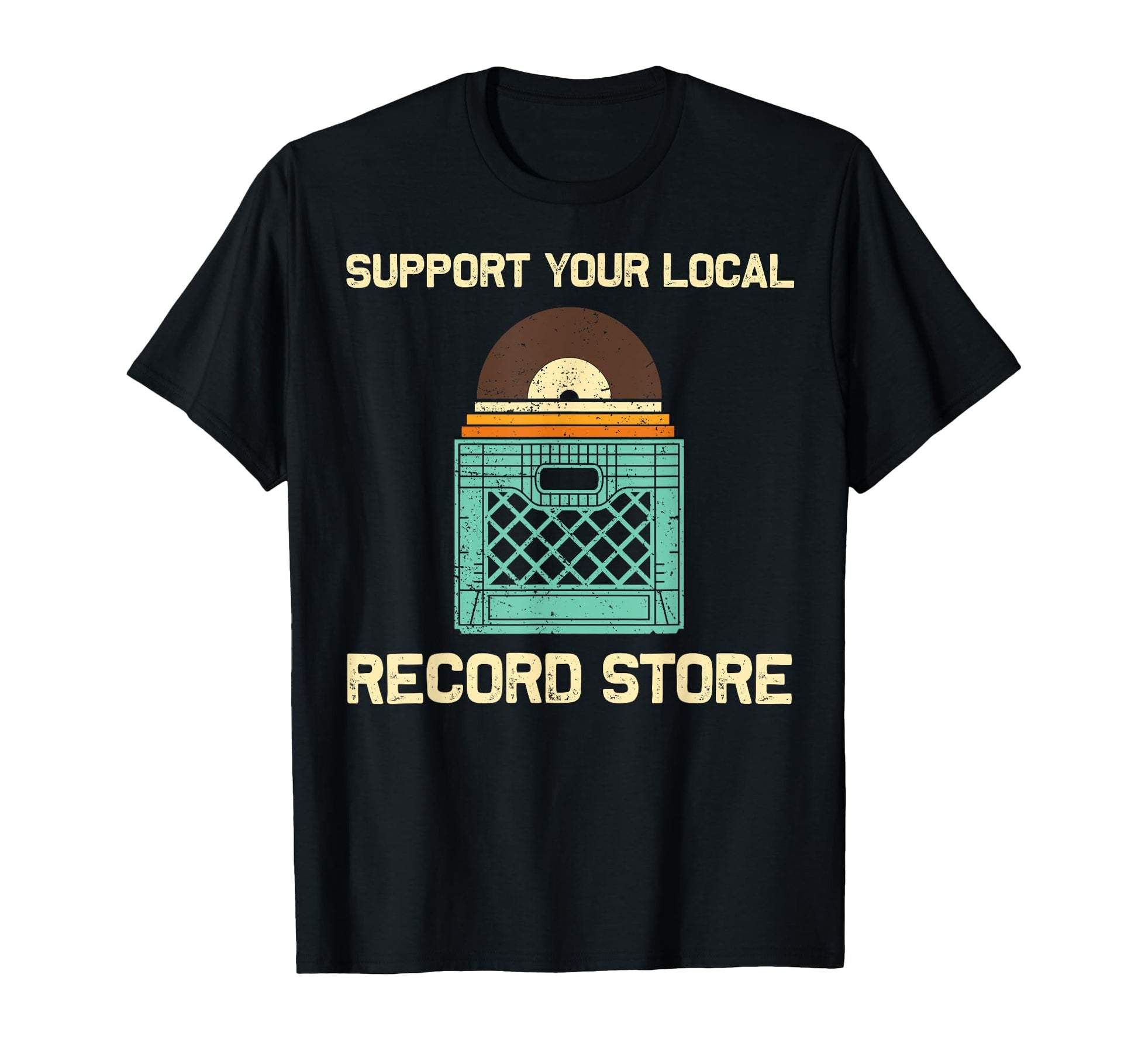 Vinyl Dj Vinyl Record Lovers Music T-Shirt - Minimalist Print for Adults - T-Shirt, Sweatshirt, Hoodie