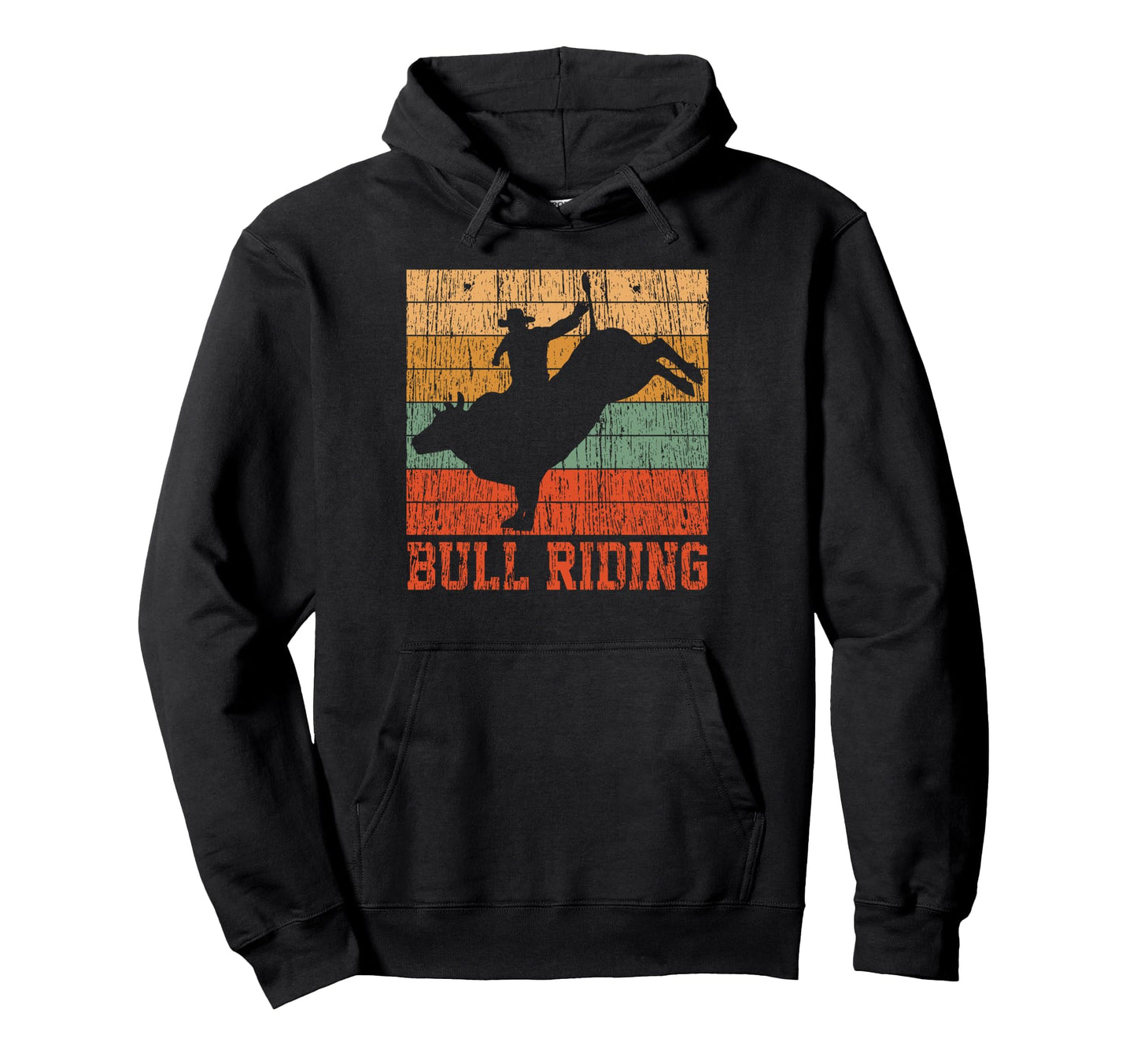 Bull Riding Rodeo Western Country Hoodie - Casual Everyday Wear for Adults - T-Shirt, Sweatshirt, Hoodie