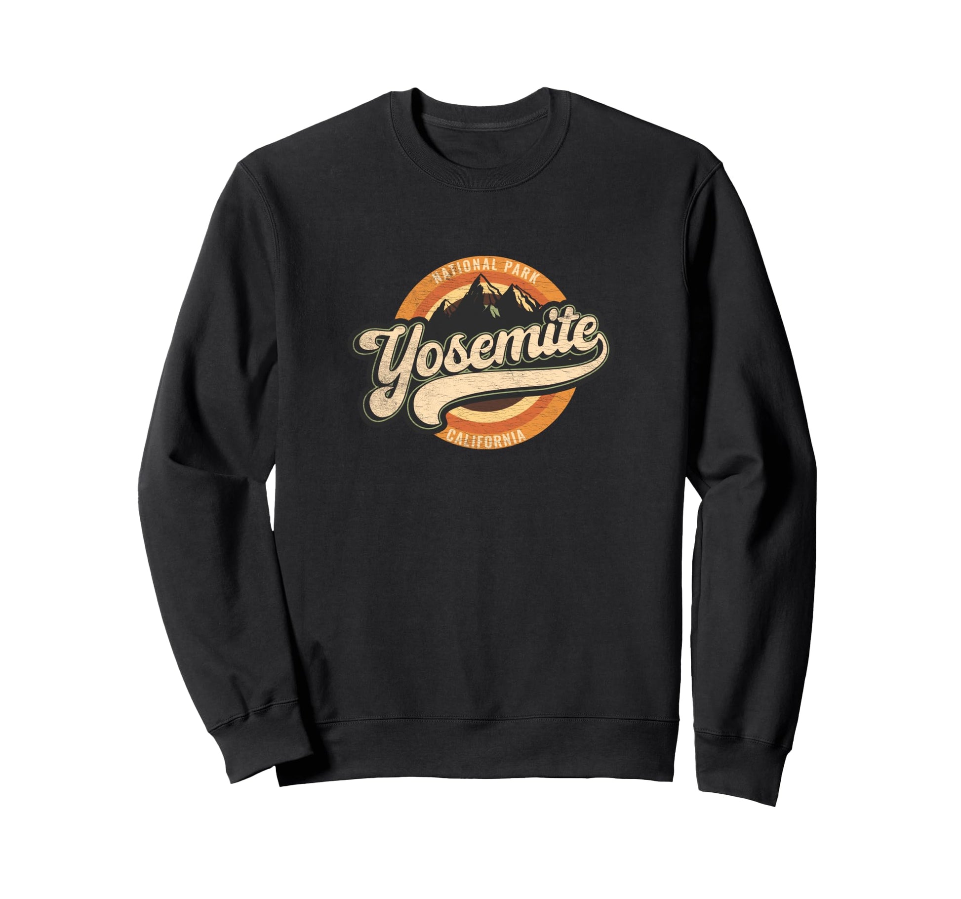 70S 80S Yosemite National Park Sweatshirt - Minimalist Print for Adults - T-Shirt, Sweatshirt, Hoodie