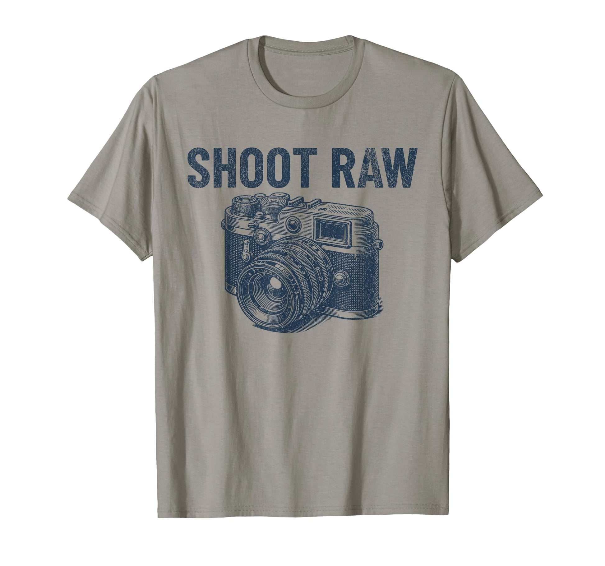 Shoot Raw Camera Photographer Mens Camera T-Shirt - Unique Graphic Unisex - T-Shirt, Sweatshirt, Hoodie
