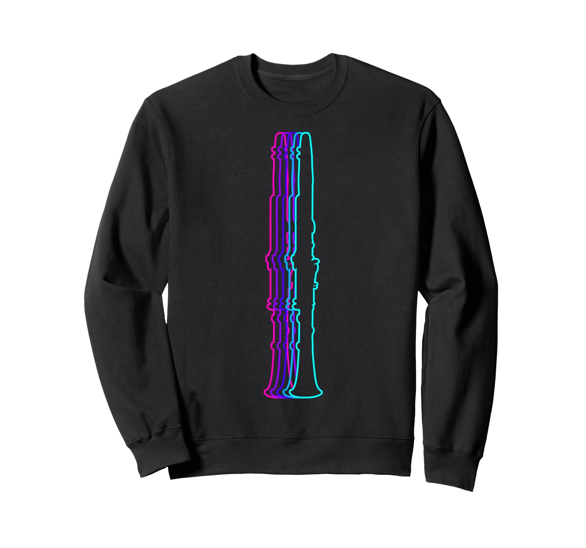 Clarinet Instrument Clarinetist Sweatshirt - Graphic Print for Adults - T-Shirt, Sweatshirt, Hoodie