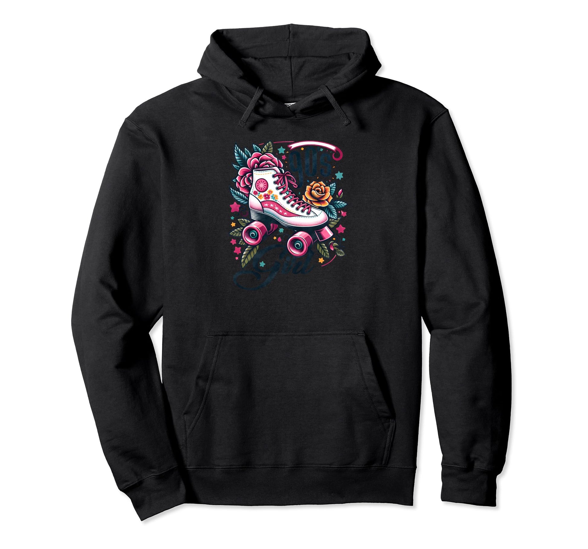 90S Rainbow Hoodie - Casual Everyday Wear Unisex - T-Shirt, Sweatshirt, Hoodie