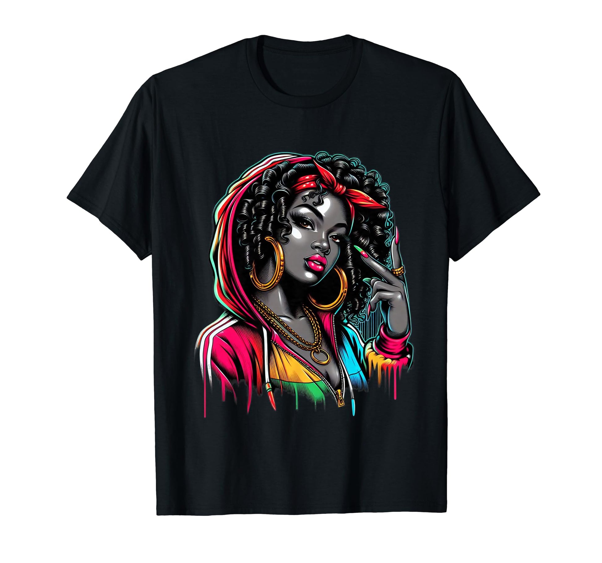 Old School Hip Hop Beautiful T-Shirt - Aesthetic Graphic for Adults - T-Shirt, Sweatshirt, Hoodie