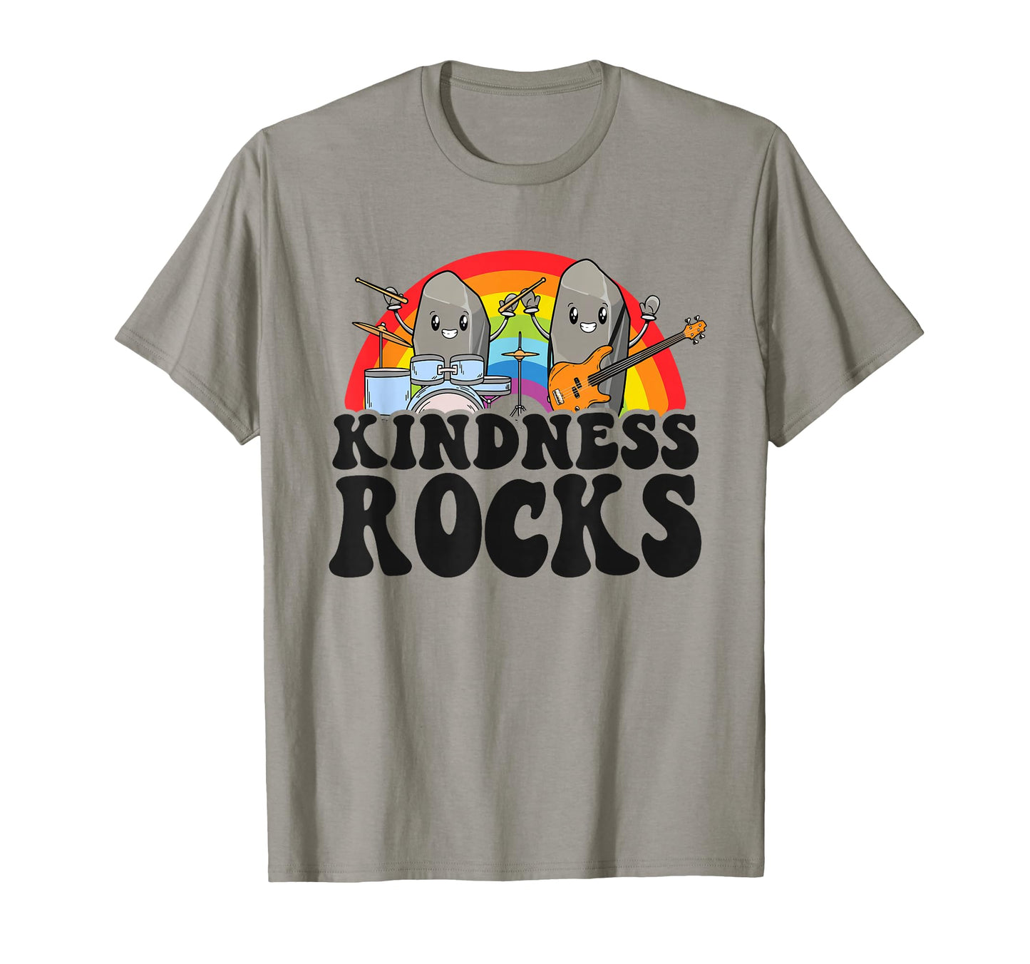 Anti Bullying Rainbow Music Teacher T-Shirt - Graphic Print Men Women - T-Shirt, Sweatshirt, Hoodie
