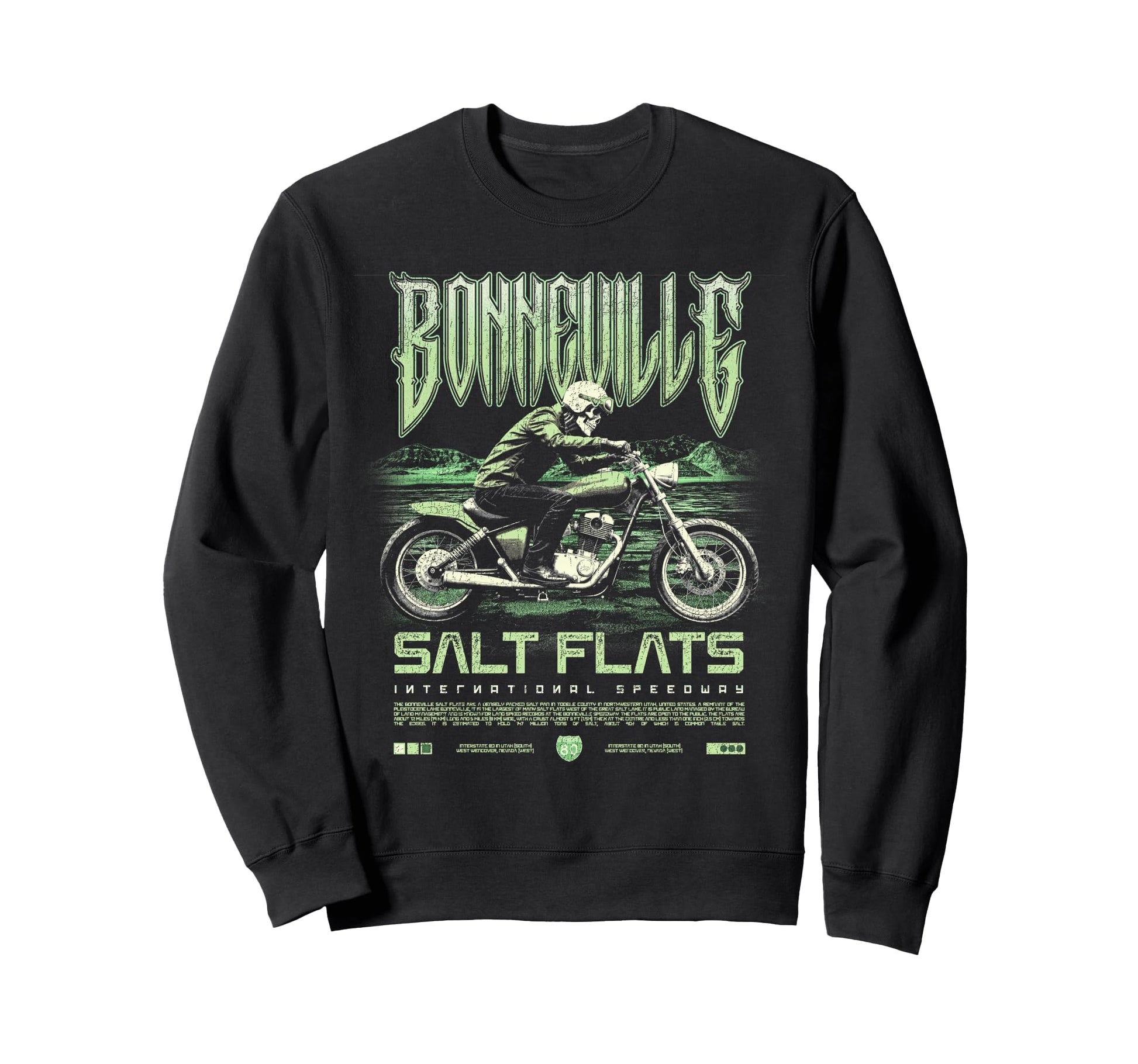 Bonneville Salt Flats Sweatshirt - Casual Everyday Wear for Adults - T-Shirt, Sweatshirt, Hoodie