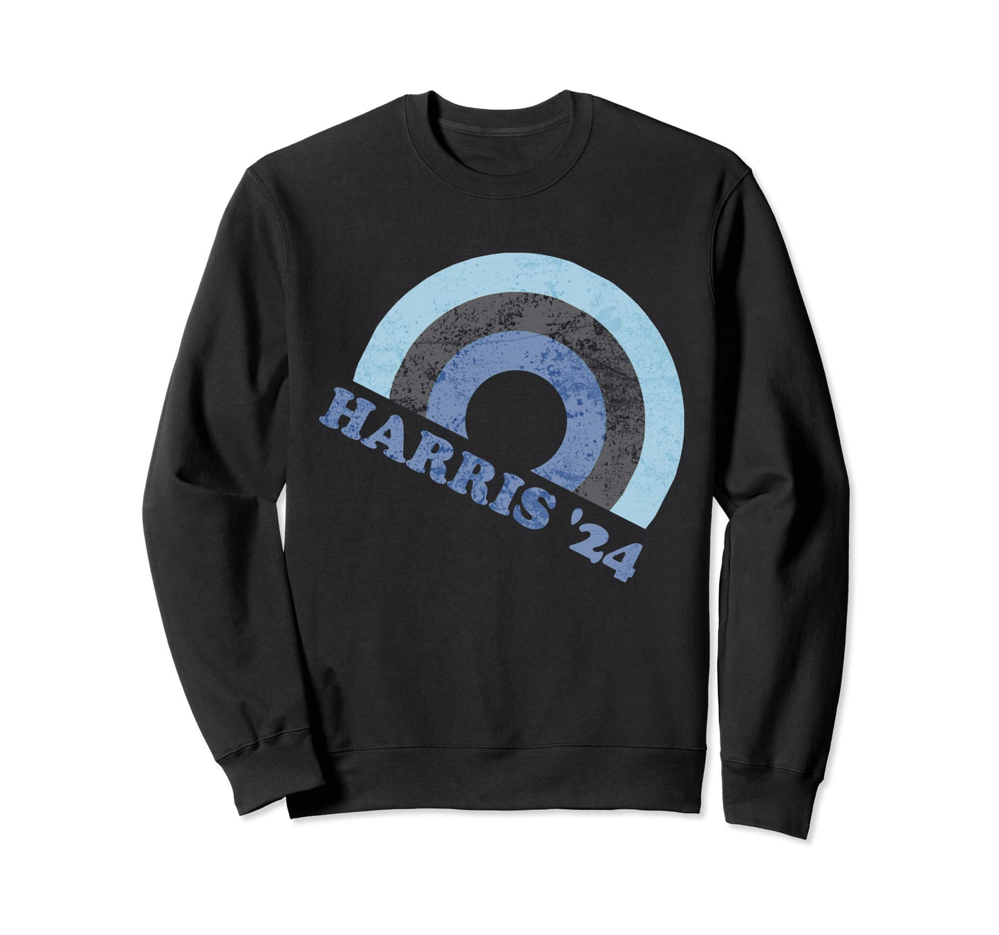 Kamala Harris 2024 Rainbow Sweatshirt - Casual Everyday Wear Men Women - T-Shirt, Sweatshirt, Hoodie