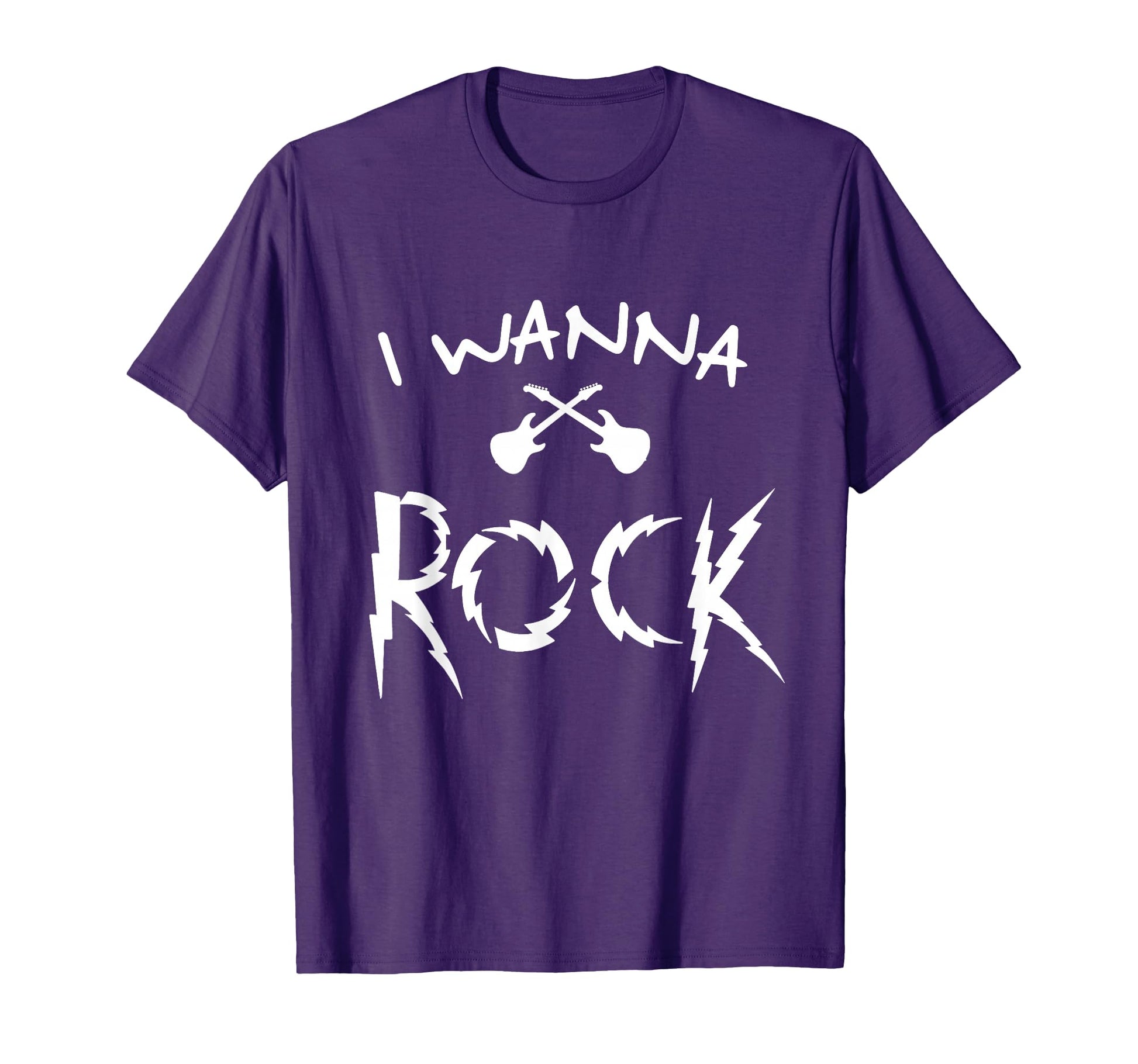 I Wanna Rock Guitar Rock N Roll Fan T-Shirt - Streetwear Style Men Women - T-Shirt, Sweatshirt, Hoodie