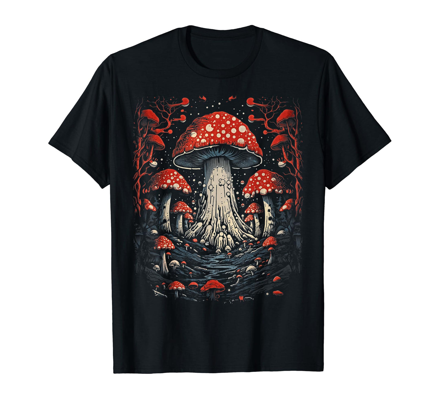 Grunge Mushroom Goth Fungi 71 T-Shirt - Streetwear Style Unisex - T-Shirt, Sweatshirt, Hoodie