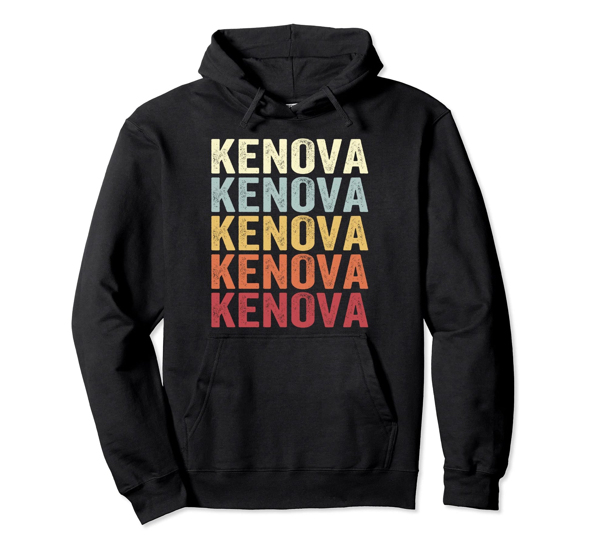 Kenova West Virginia Kenova Wv Text Hoodie - Streetwear Style for Adults - T-Shirt, Sweatshirt, Hoodie