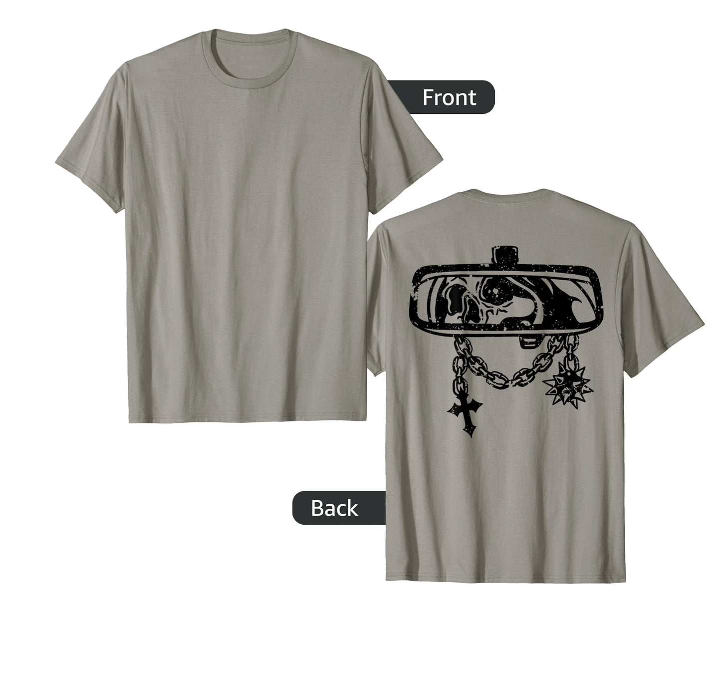 Y2K Grim Reaper Skeleton Grunge T-Shirt - Novelty Apparel for Adults - T-Shirt, Sweatshirt, Hoodie
