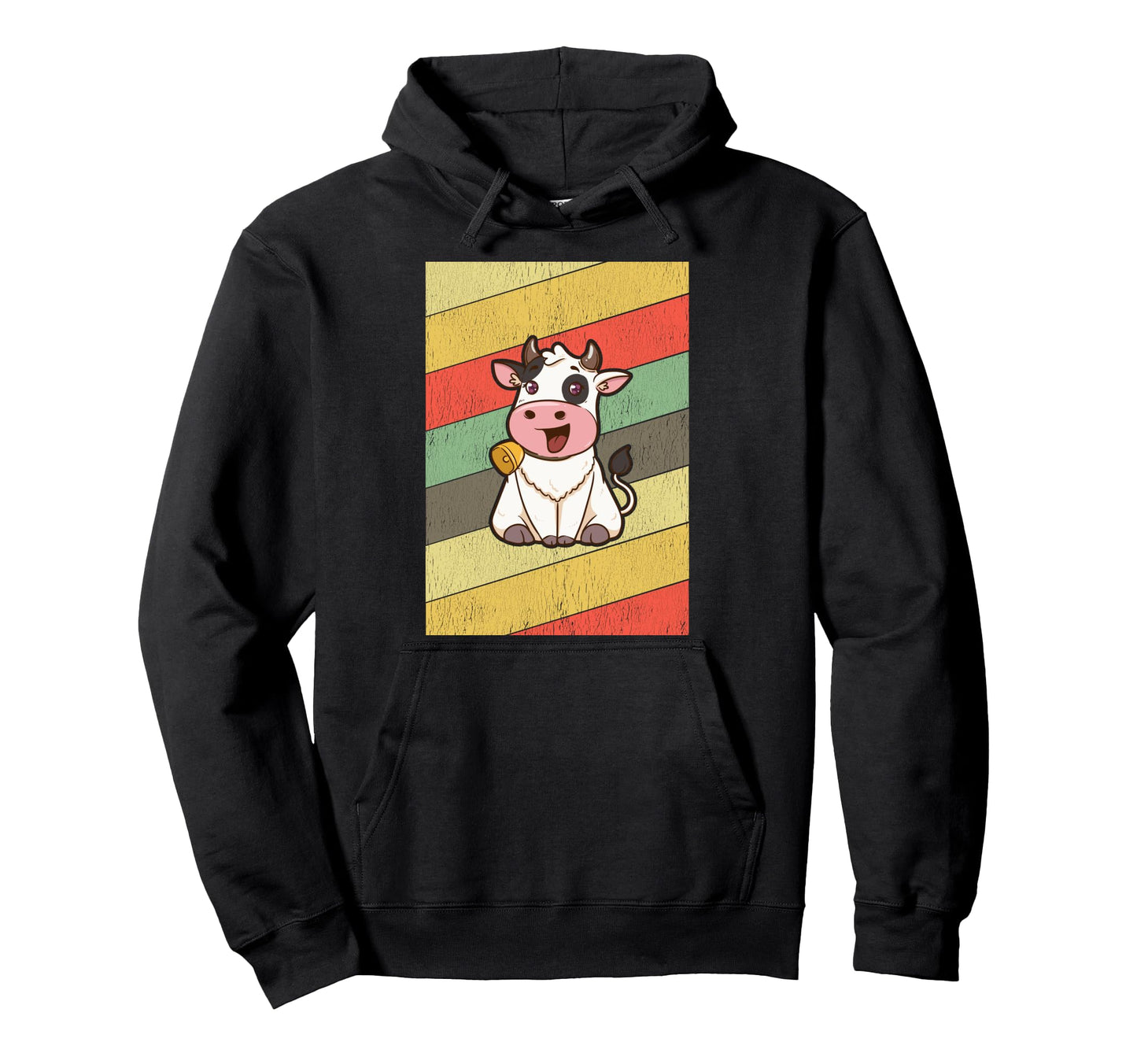 Cow Moo Cowboy Funny Peasant Gift Hoodie - Unique Graphic for Adults - T-Shirt, Sweatshirt, Hoodie