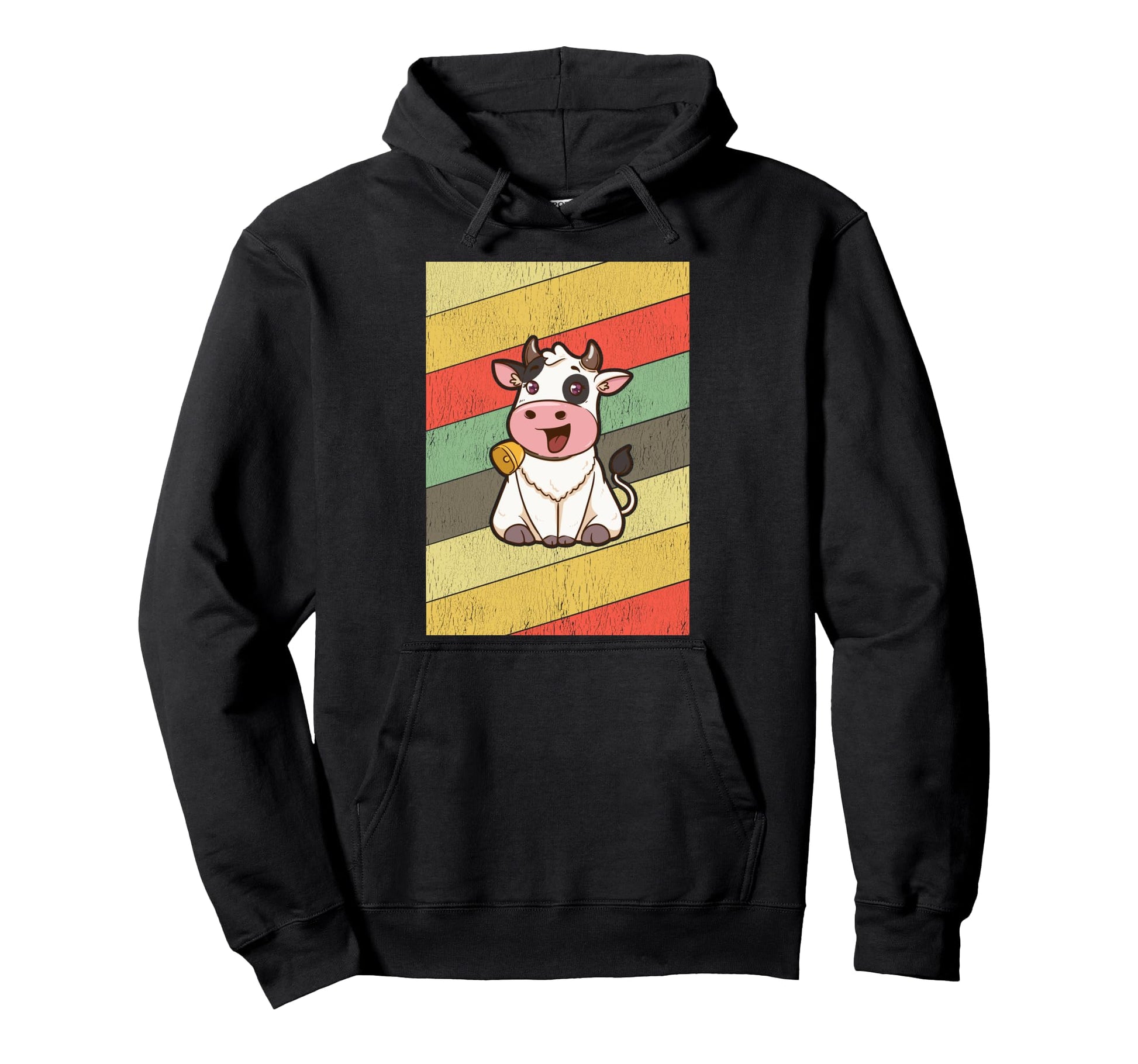 Cow Moo Cowboy Funny Peasant Gift Hoodie - Unique Graphic for Adults - T-Shirt, Sweatshirt, Hoodie