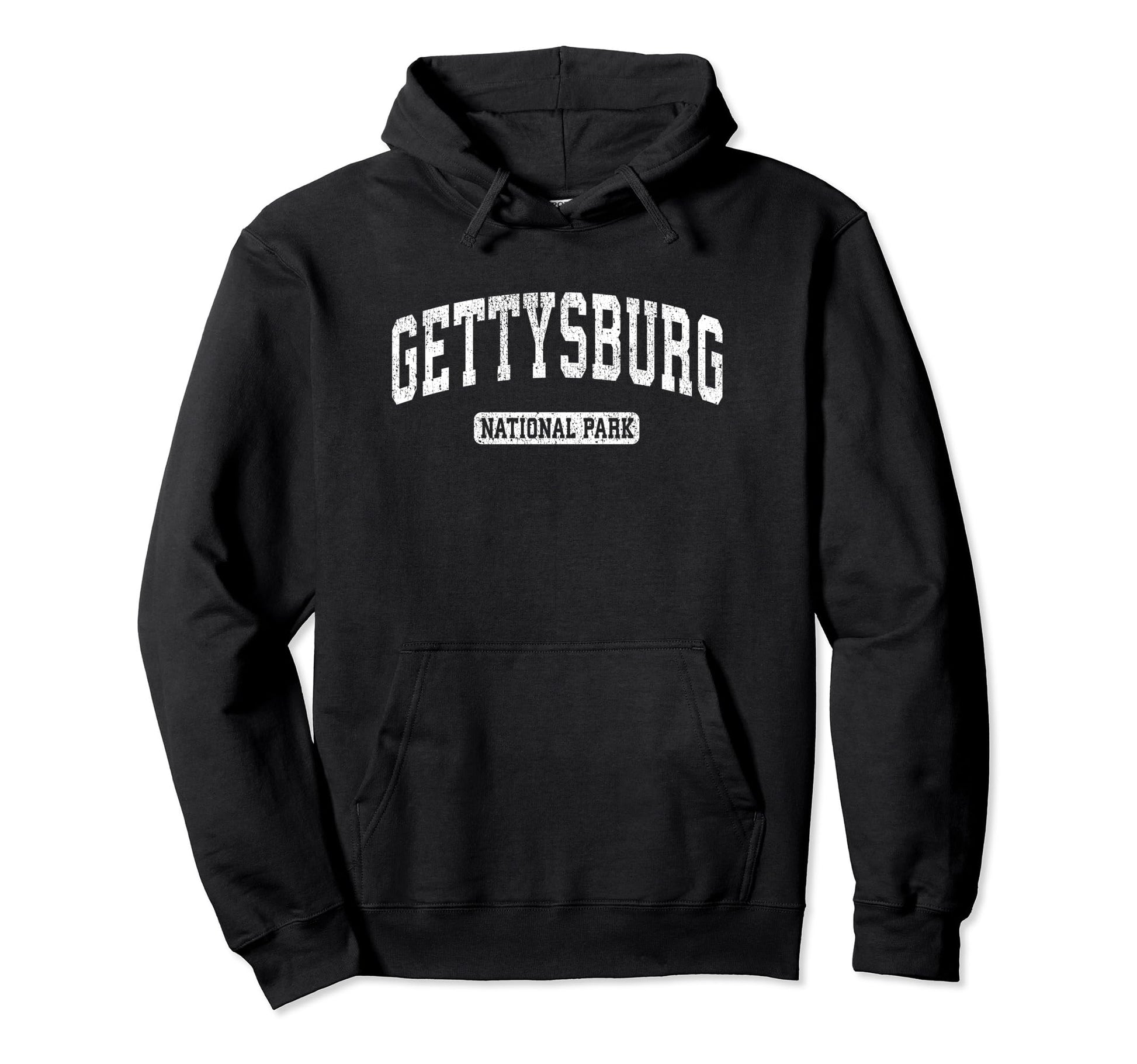 Gettysburg National Park Sports Hoodie - Minimalist Print Unisex - T-Shirt, Sweatshirt, Hoodie