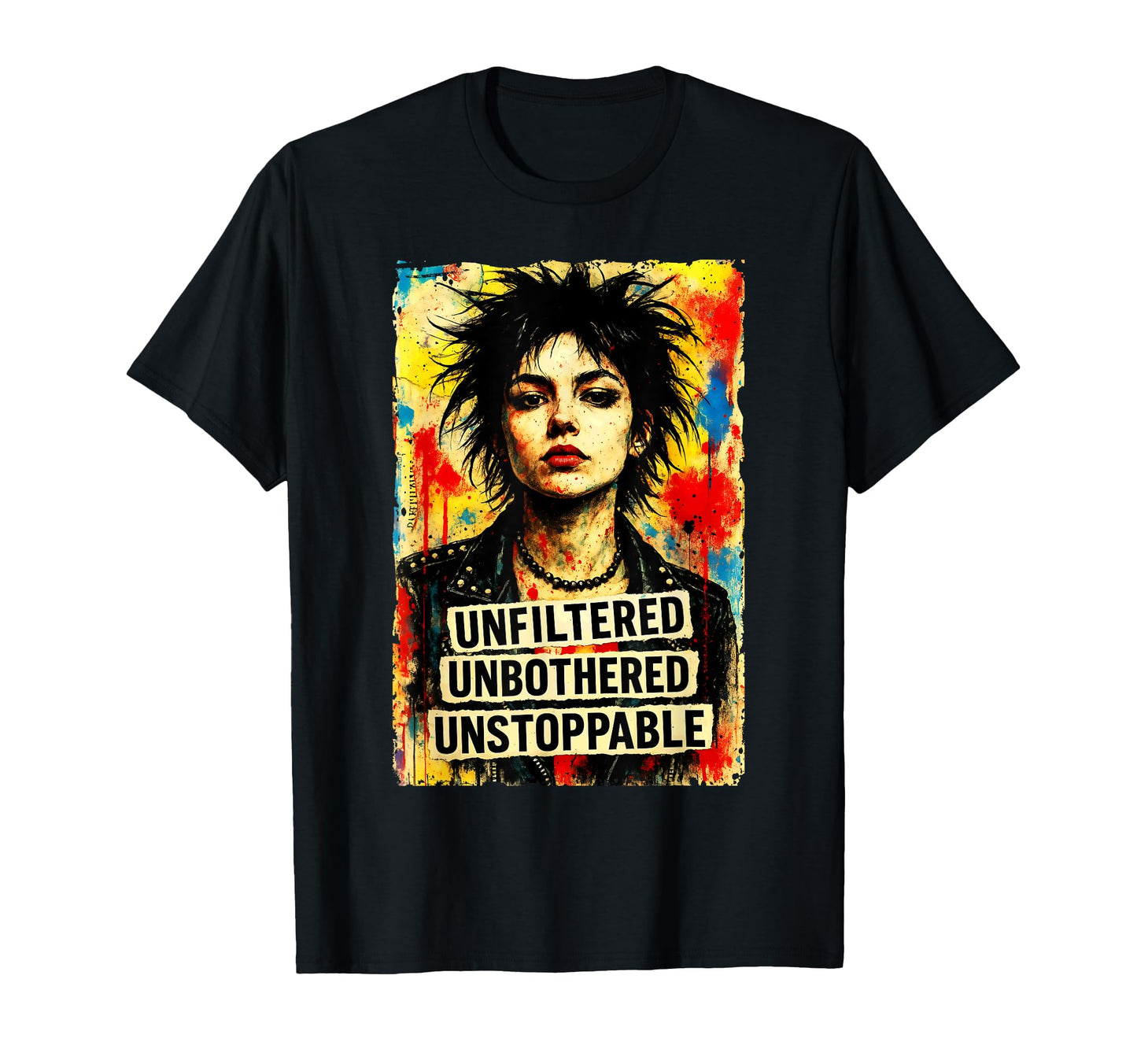 Punk 90S Grunge Urban Street Art Distressed T-Shirt - Trendy Graphic Unisex - T-Shirt, Sweatshirt, Hoodie