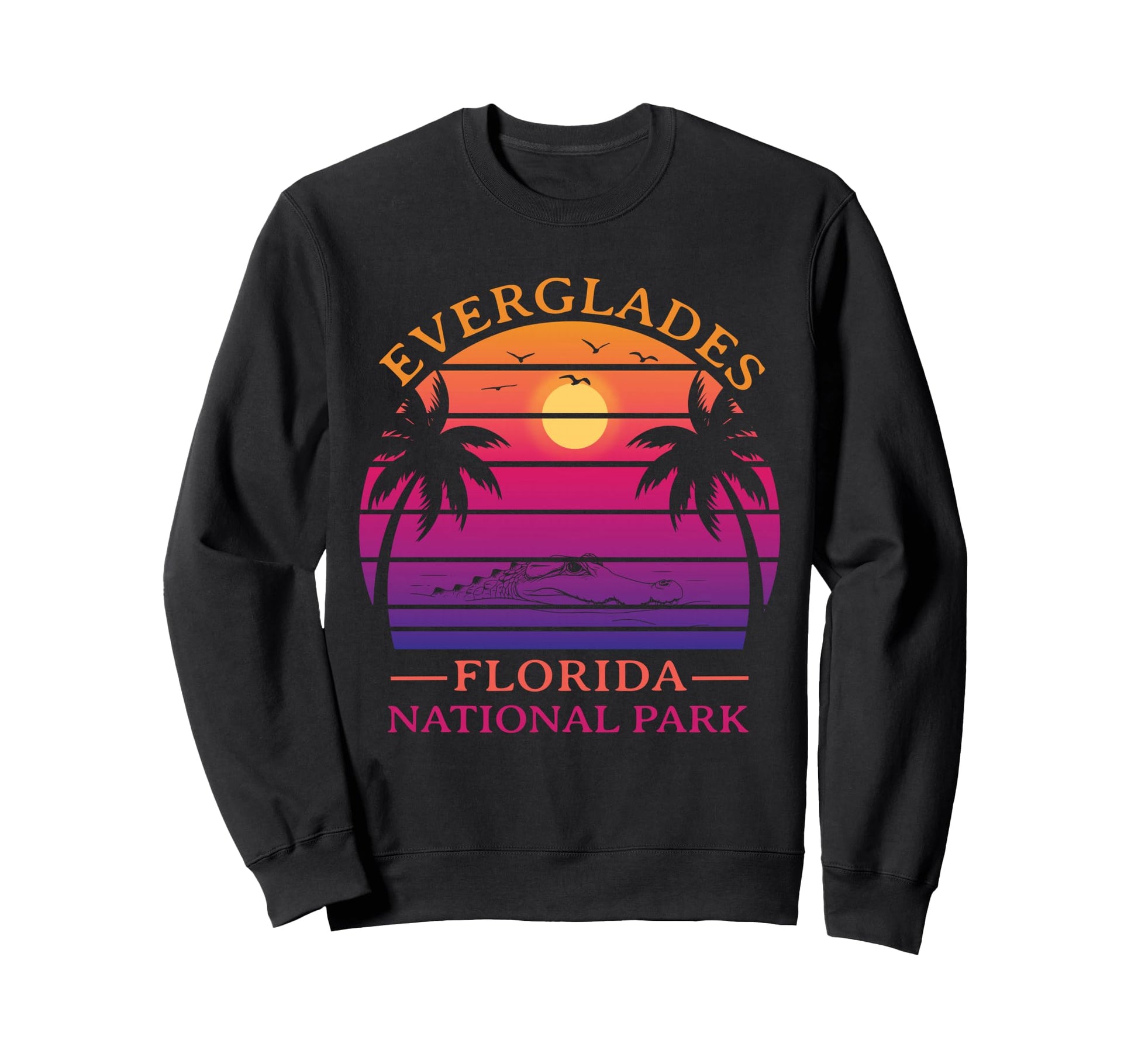 Everglades National Park Alligators Sweatshirt - Trendy Graphic for Adults - T-Shirt, Sweatshirt, Hoodie