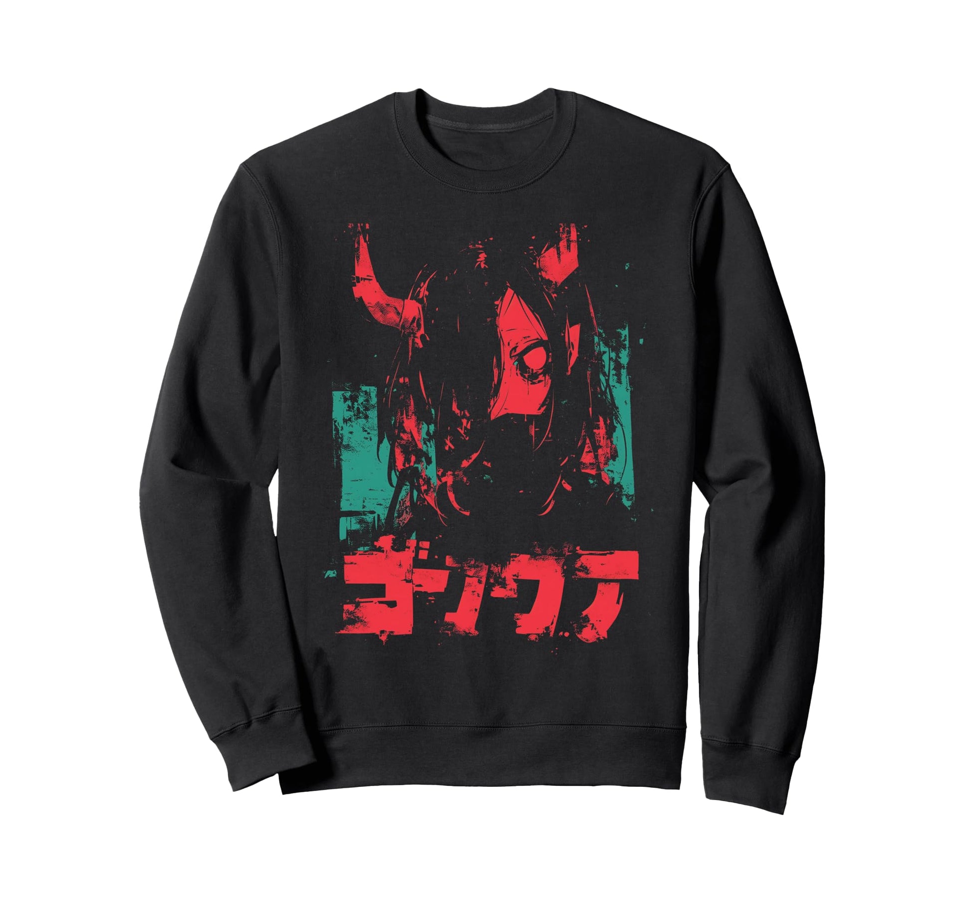 Goth Grunge Demon Anime Waifu Sweatshirt - Novelty Apparel Men Women - T-Shirt, Sweatshirt, Hoodie