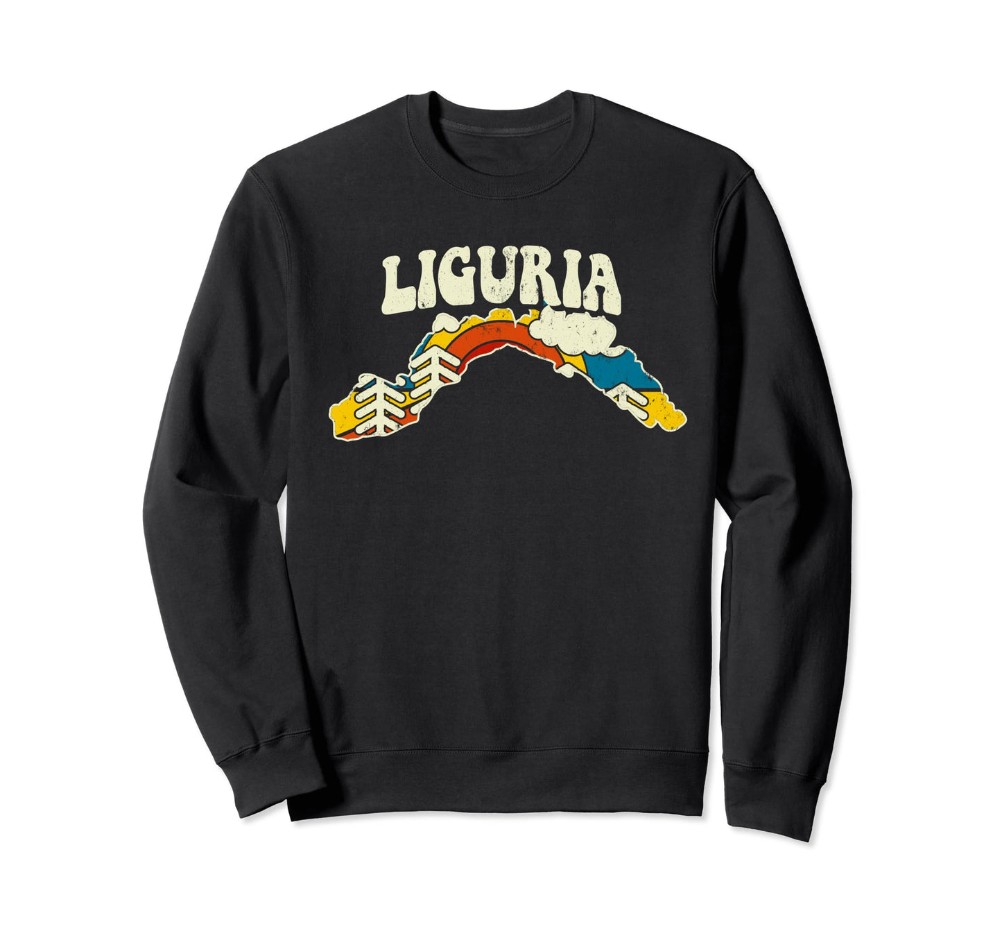 Liguria Italy Italian Region Sweatshirt - Casual Everyday Wear Unisex - T-Shirt, Sweatshirt, Hoodie