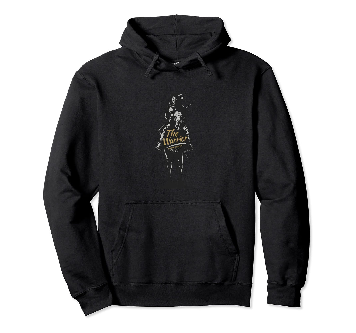 Warrior Unique Wild West Cowboy Horse Hoodie - Minimalist Print Unisex - T-Shirt, Sweatshirt, Hoodie