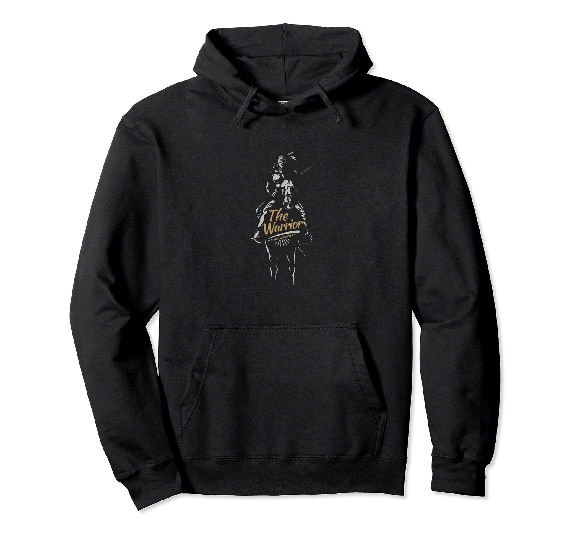 Warrior Unique Wild West Cowboy Horse Hoodie - Minimalist Print Unisex - T-Shirt, Sweatshirt, Hoodie